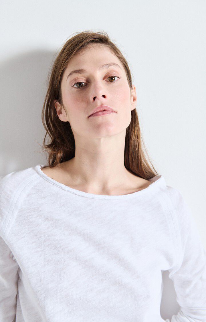 Women's Sonoma Wide Neck T-shirt Blanc