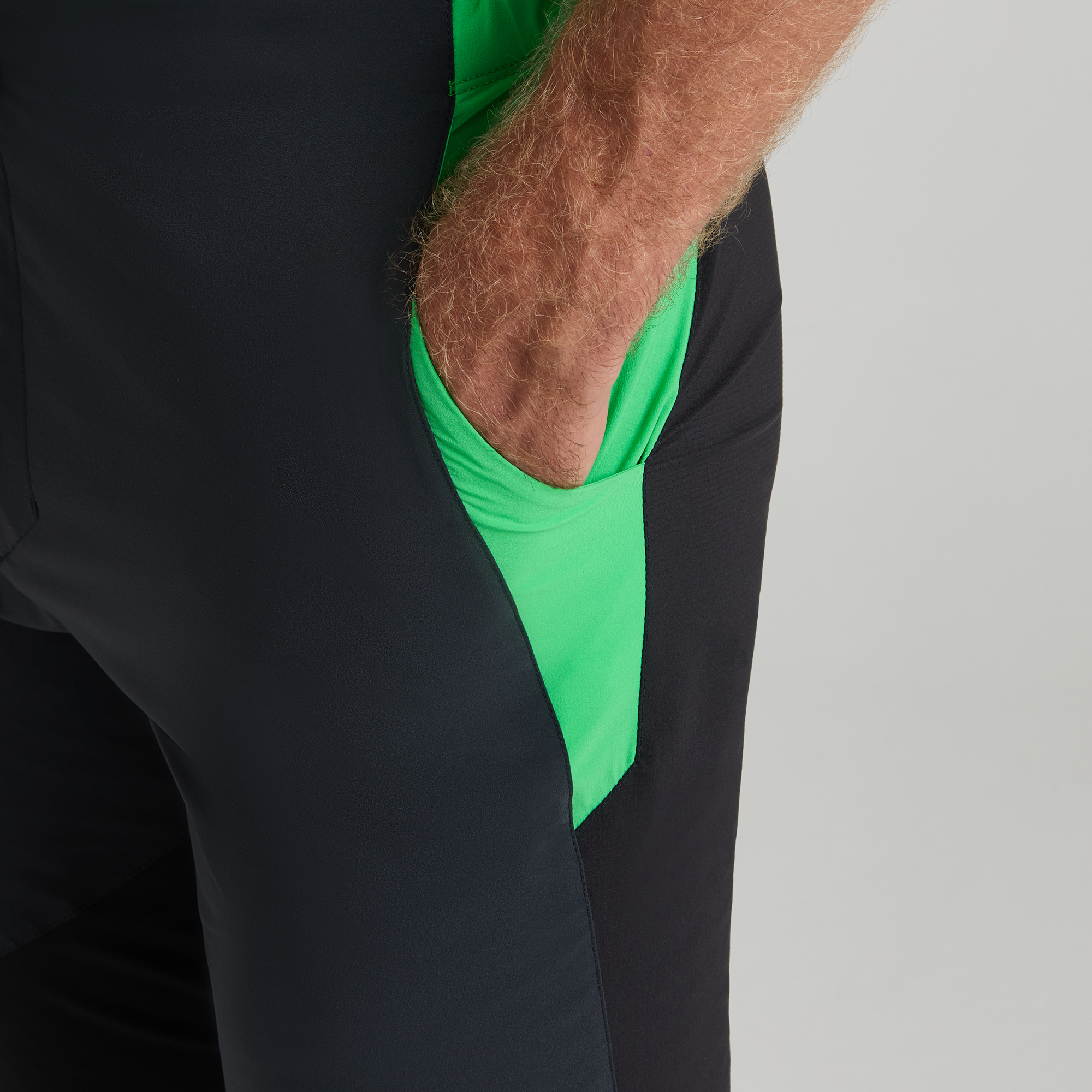 Pantalon Synth Homme Antracite/Vibe Green