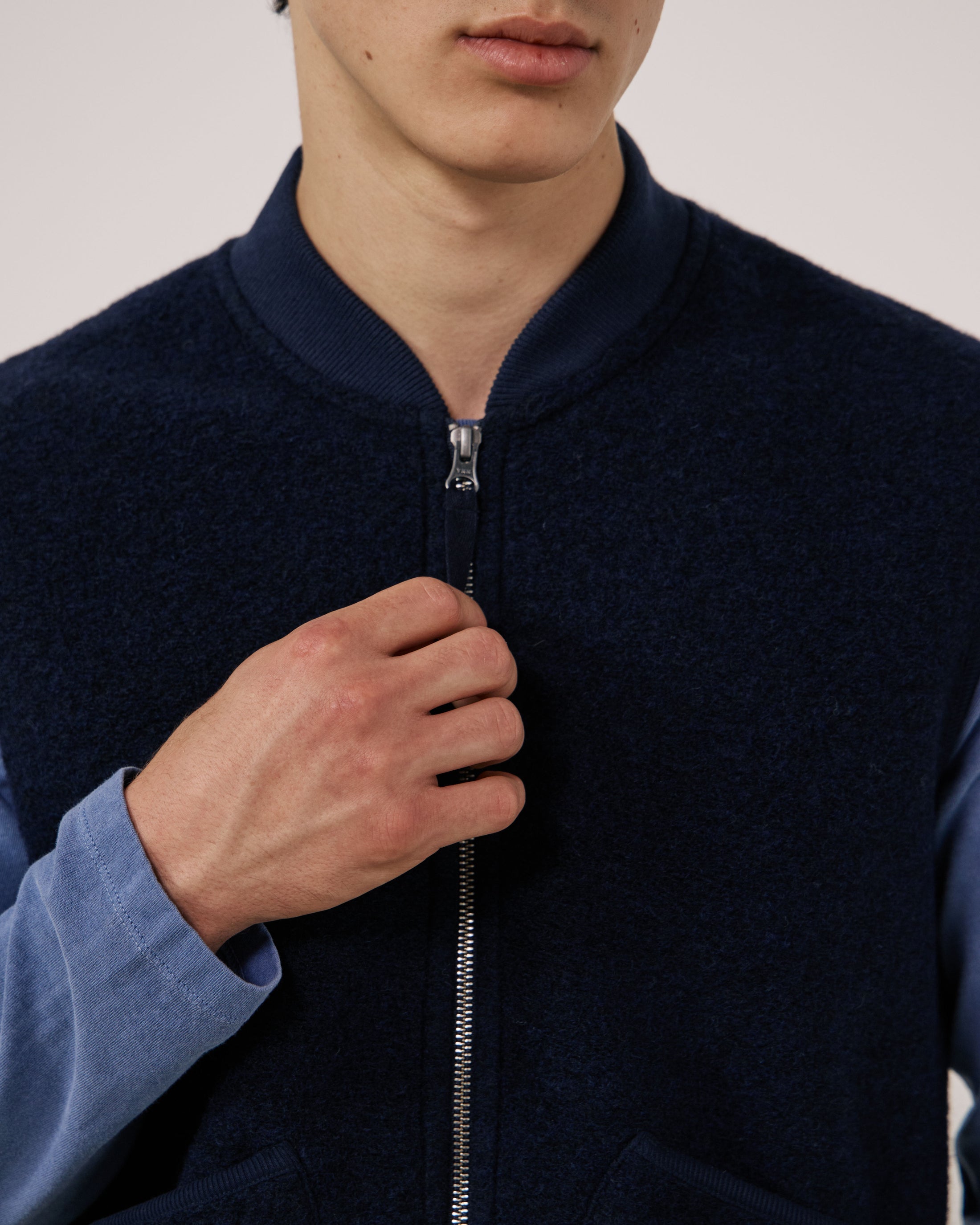 Gilet Boiled Uomo Navy