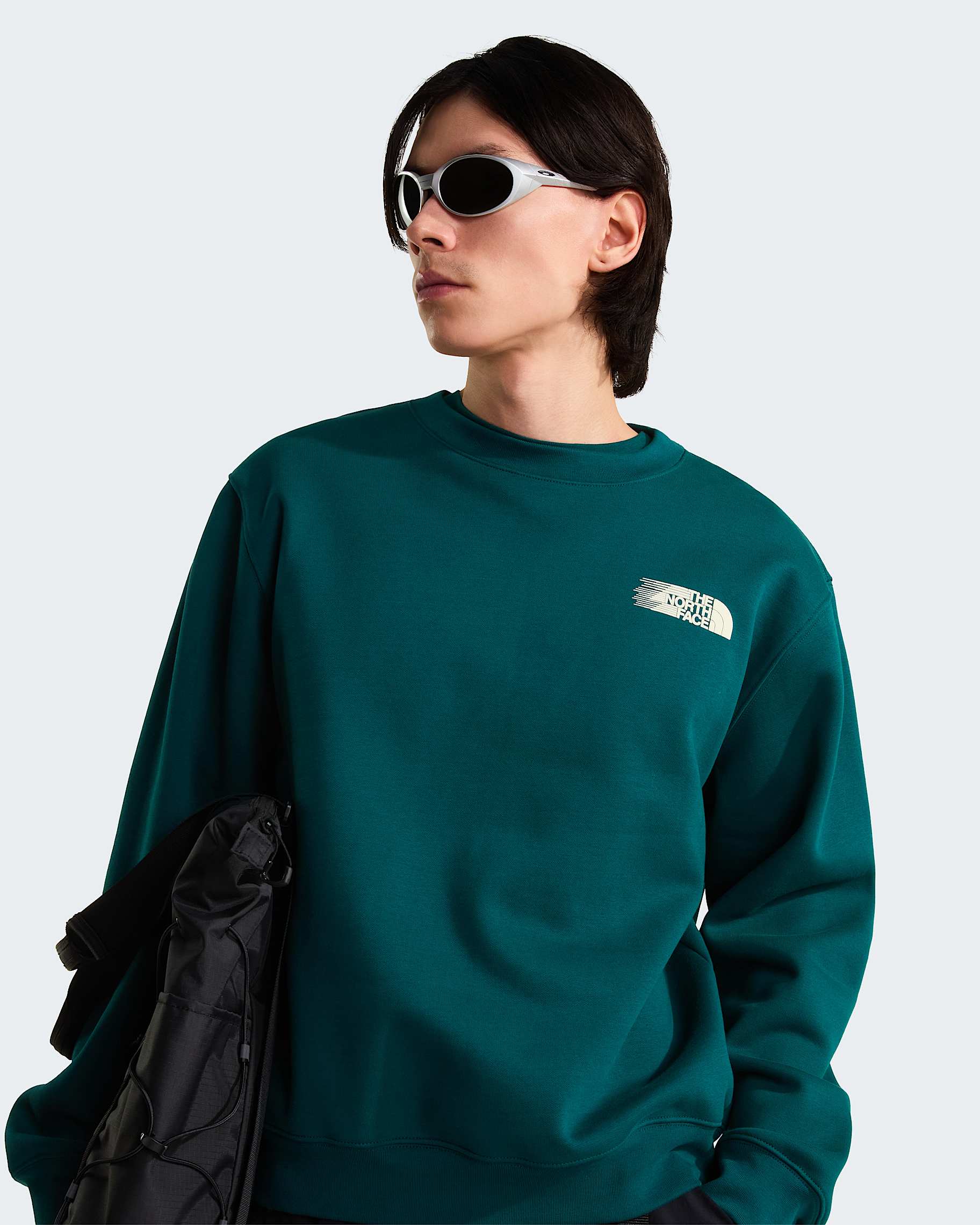 Mann Retro Trail Relaxed Sweatshirt Pacific Teal