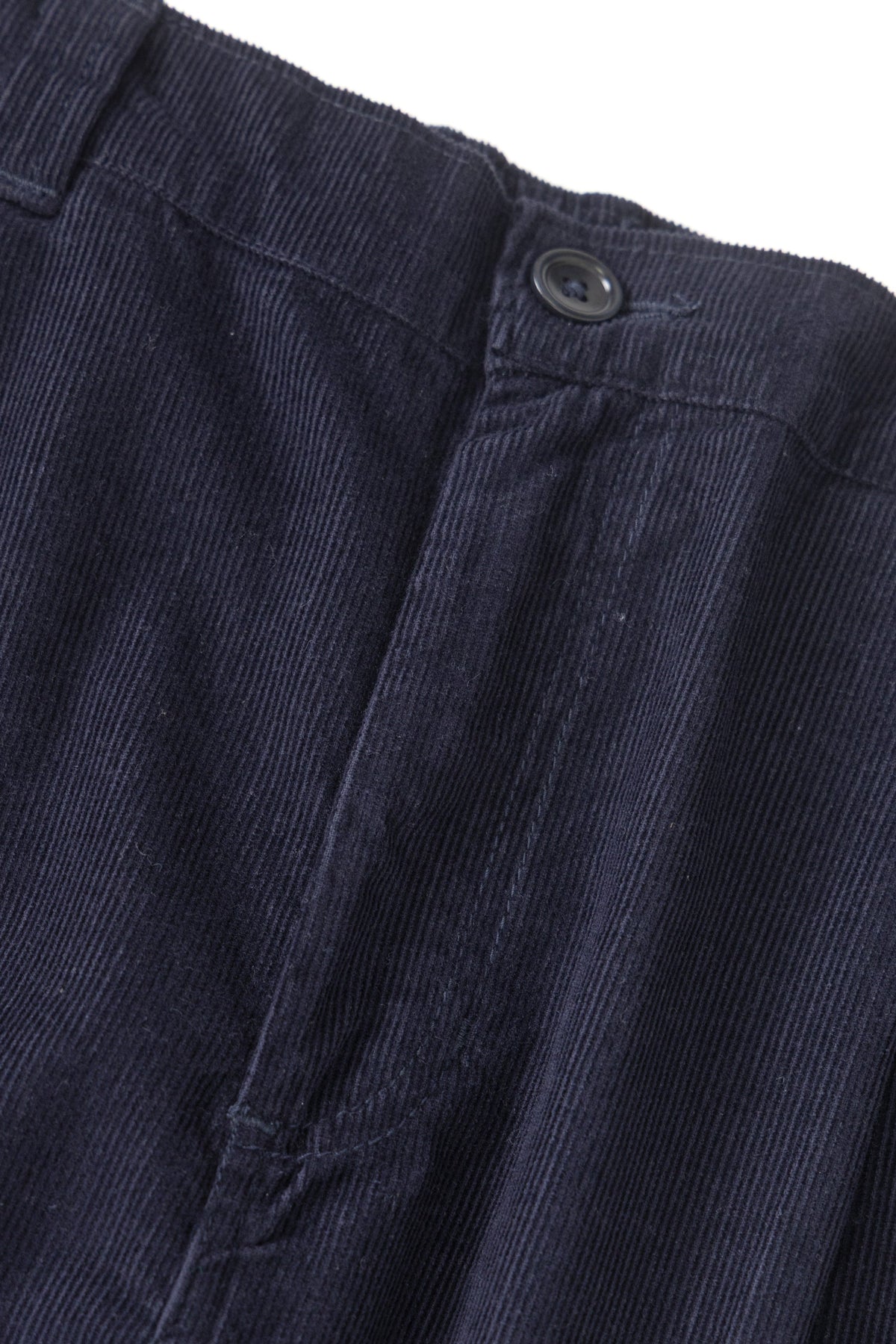 Mann Fine Cord Waiter Hose Dark Navy