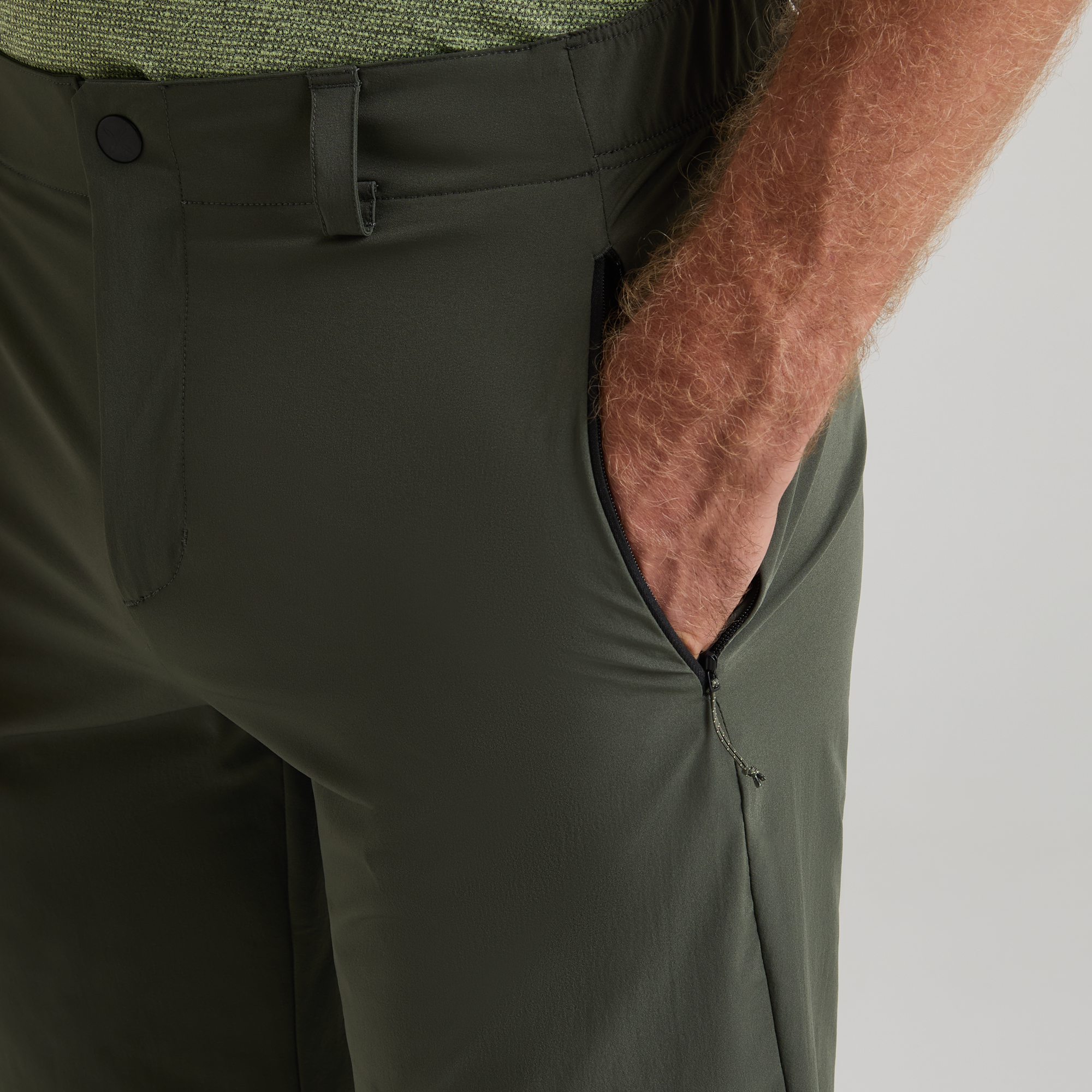 Pantalon Corto Walk Hombre Verde Salvia