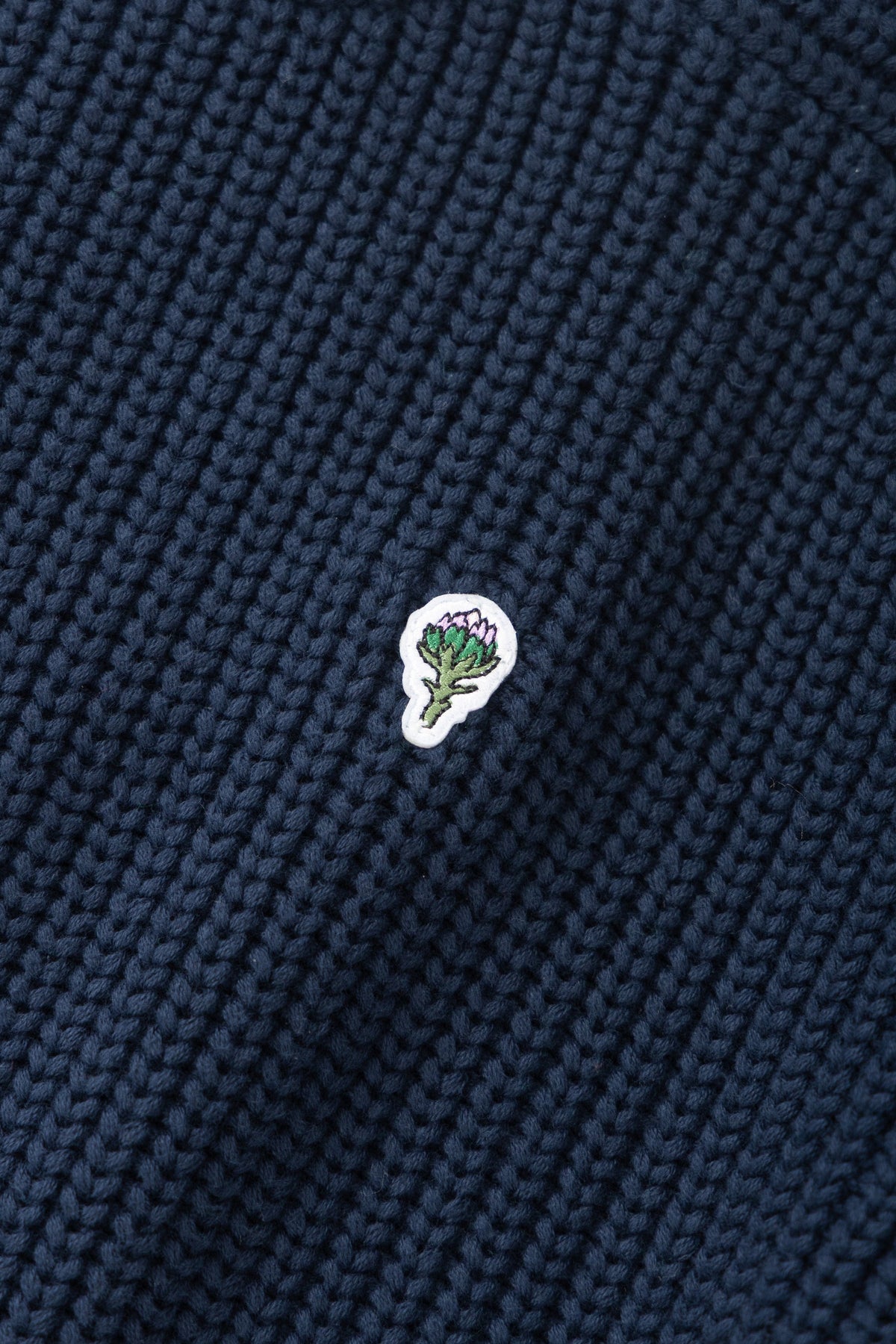 Mann Artichoke Chunky Pullover Dark Navy