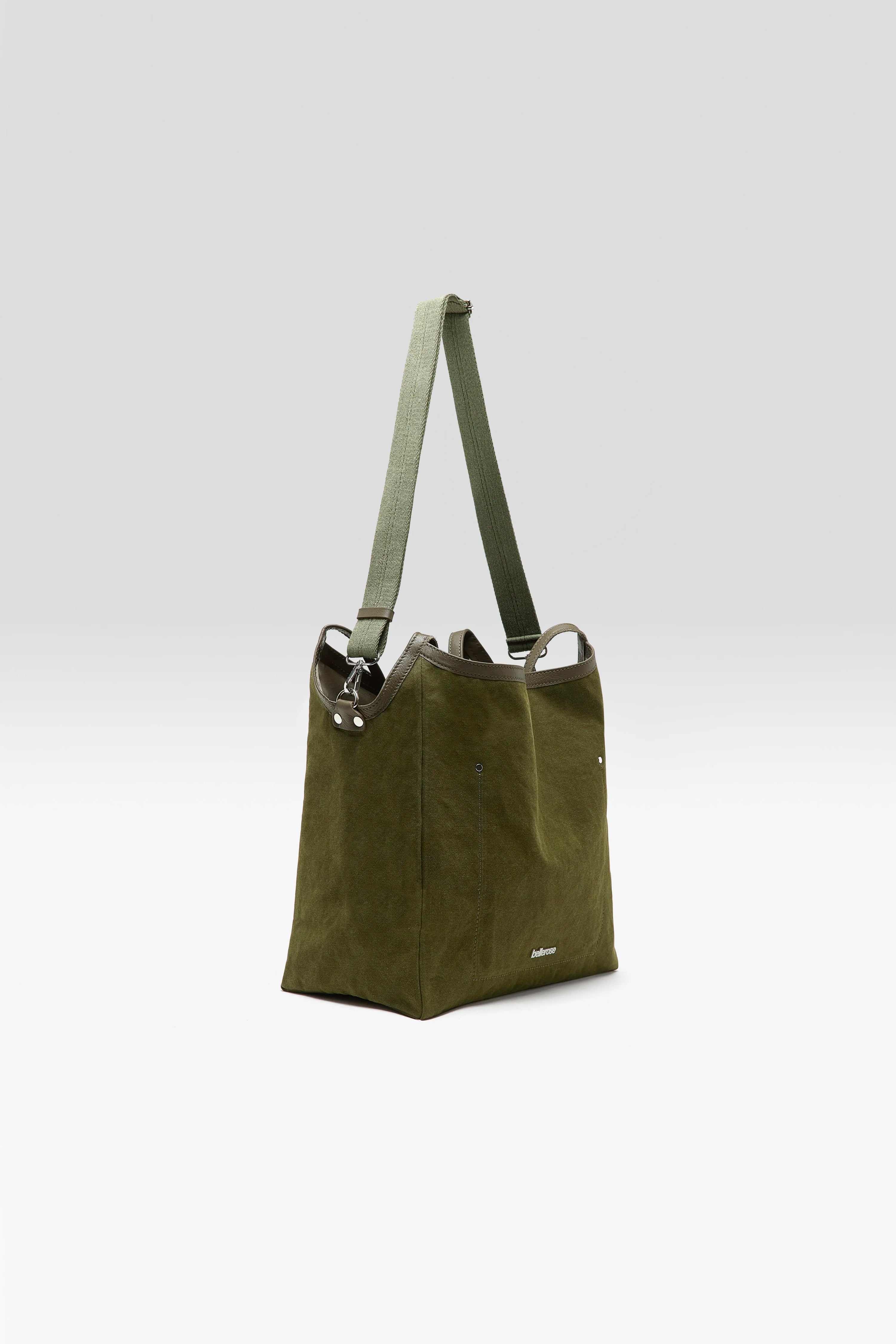 Borsa Singa Canvas Donna Olive