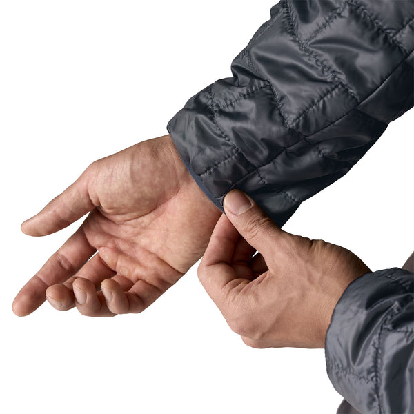 Mann Nano Puff Hoody Jacke Smolder Blue