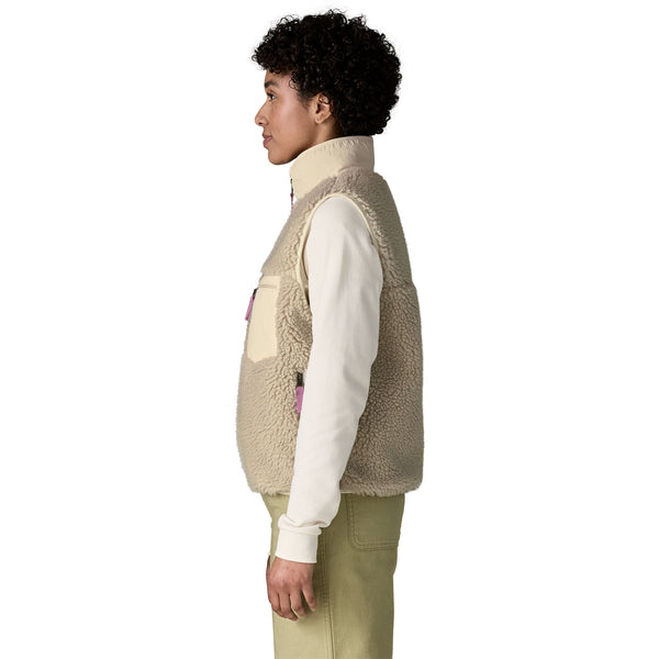 Gilet Classic Retro-X Fleece Donna Natural/Light Violet