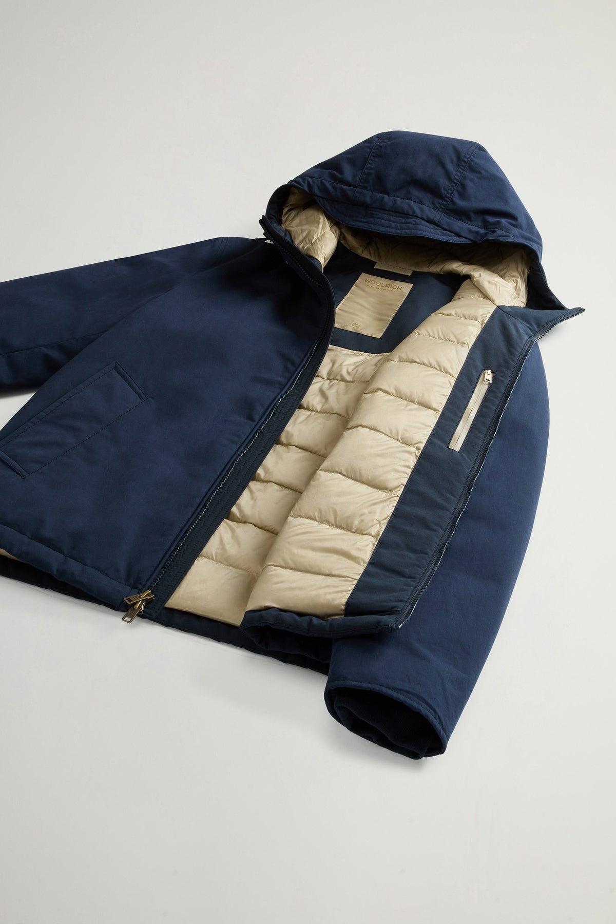 Veste Pacific Mountain Homme Melton Blue
