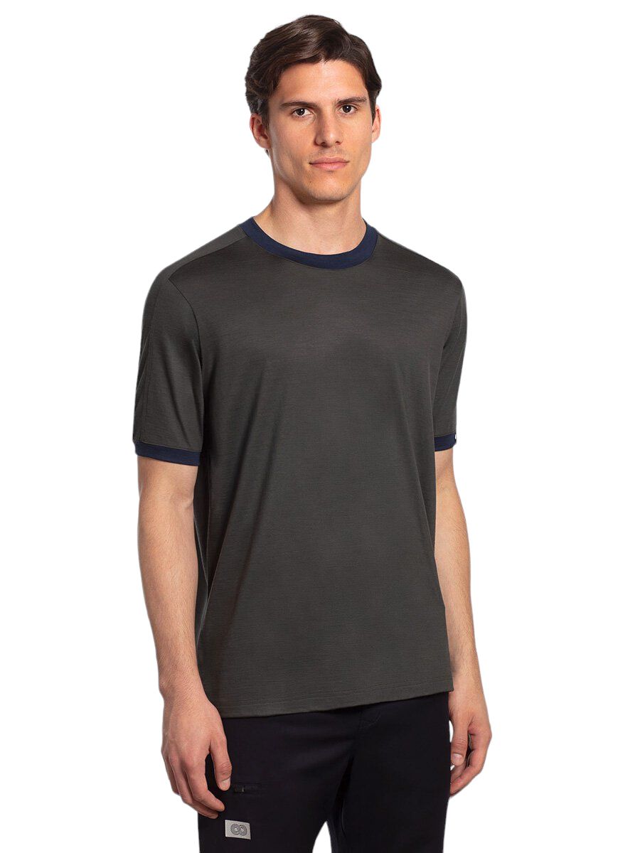 Rewoolution | T-shirt Dale Merino 140 Uomo Dark Grey - Fabbrica Ski Sises