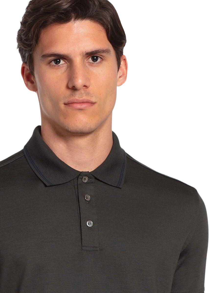 Rewoolution | Polo Plathon Polo 190 Uomo Dark Grey - Fabbrica Ski Sises