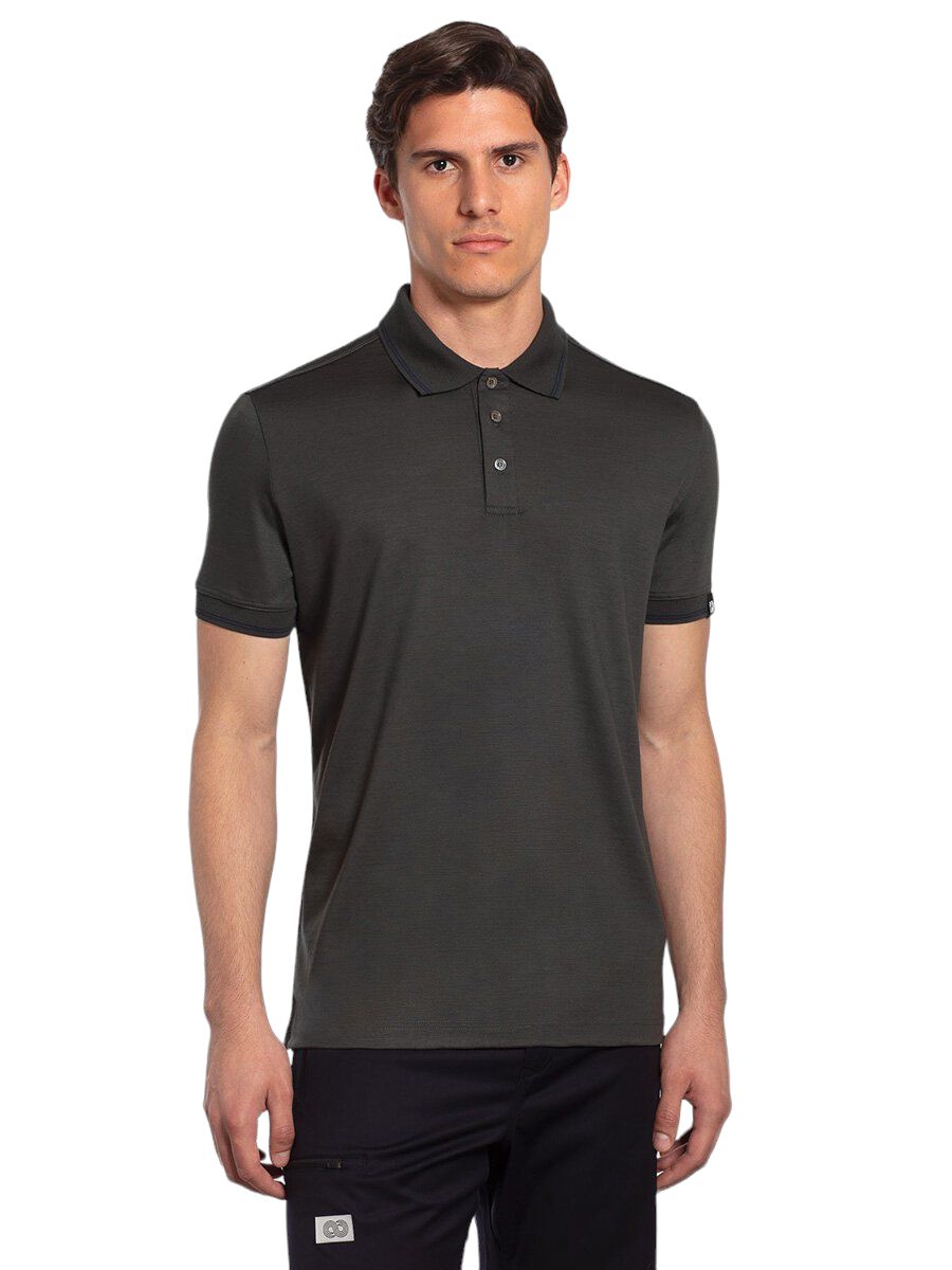 Rewoolution | Polo Plathon Polo 190 Uomo Dark Grey - Fabbrica Ski Sises