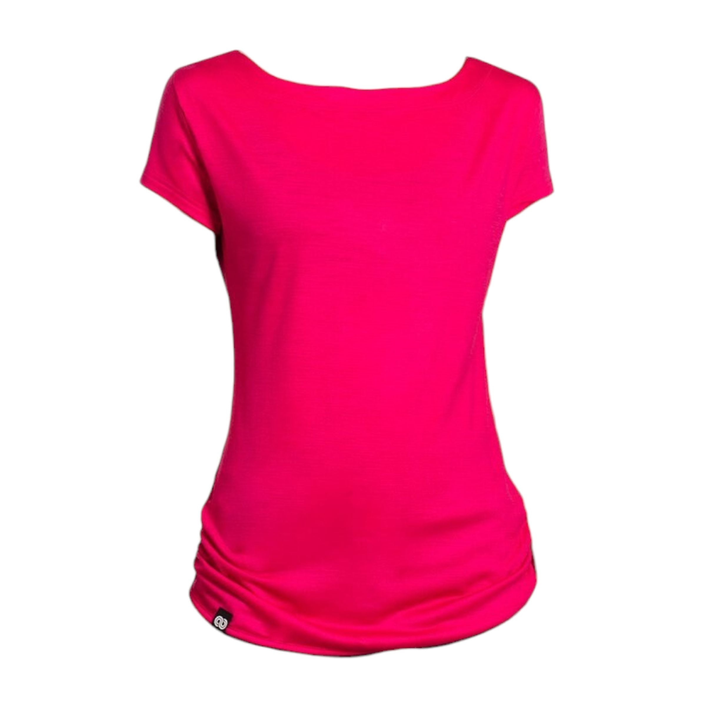 Rewoolution | T-shirt Ava Merino 140 Donna Pink Ray - Fabbrica Ski Sises