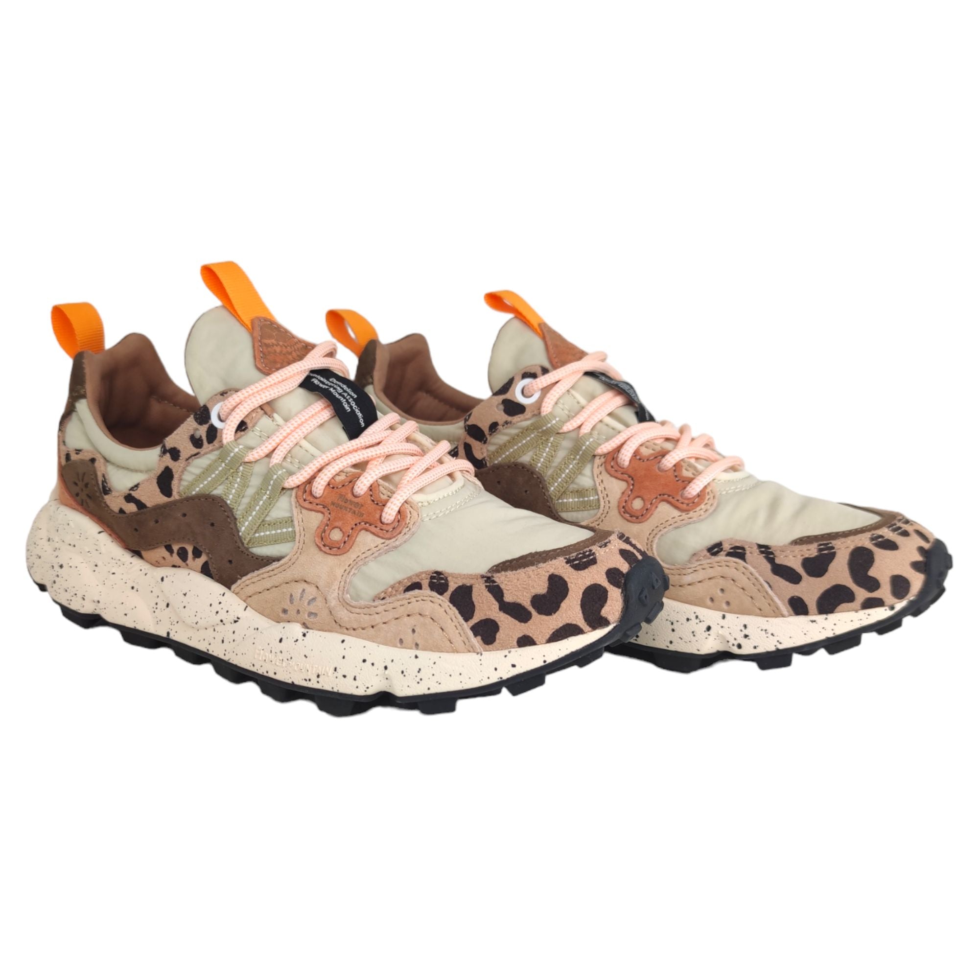 Flowermountain | Scarpe Yamano 3 Print Beige/Milk/Light Brown - Fabbrica Ski Sises