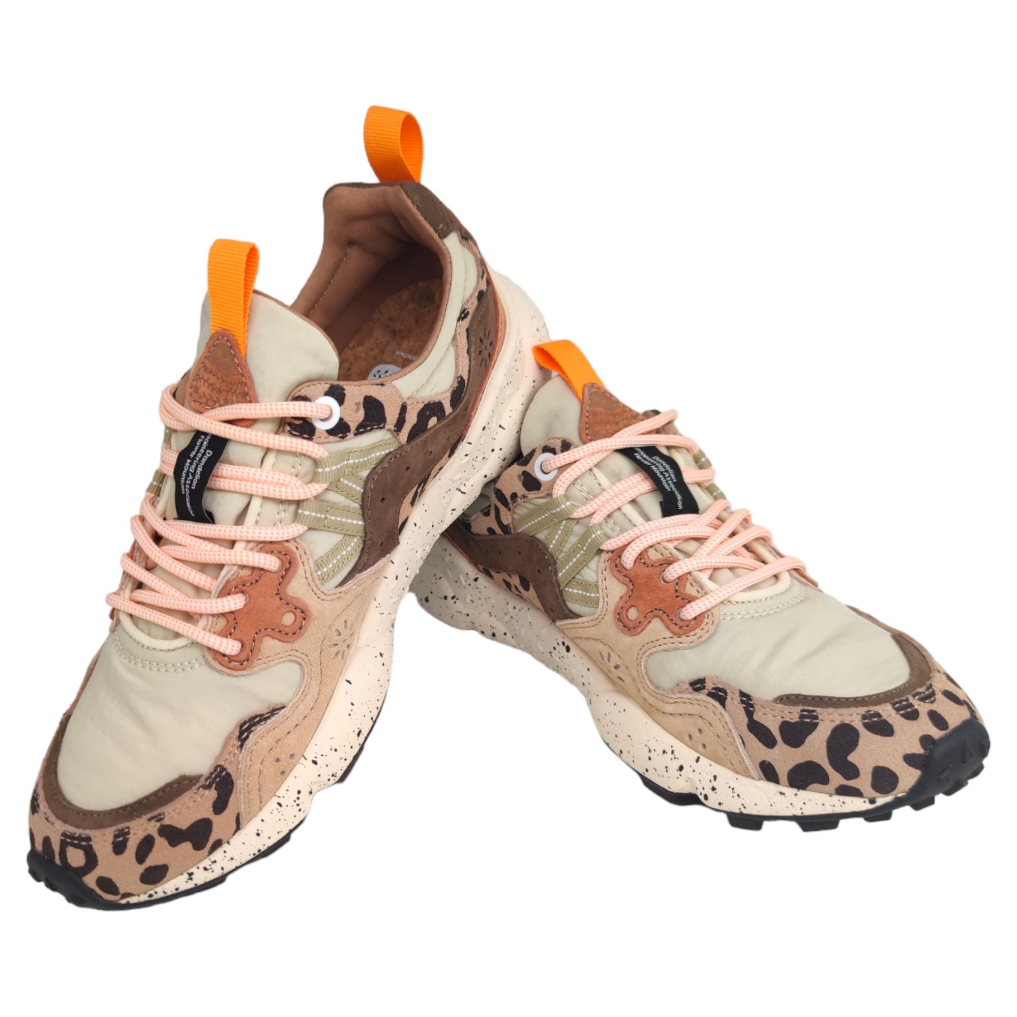 Flowermountain | Scarpe Yamano 3 Print Beige/Milk/Light Brown - Fabbrica Ski Sises