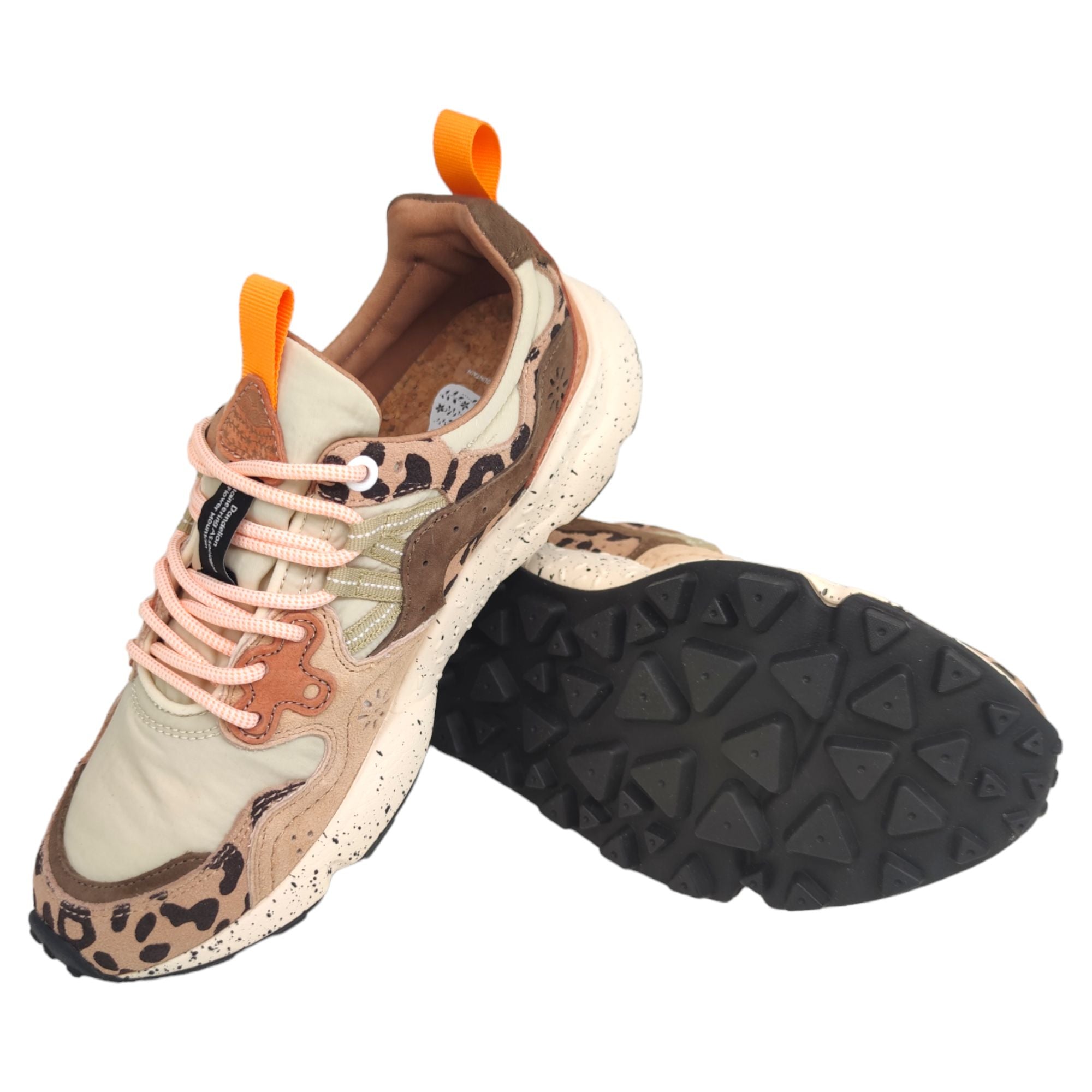 Flowermountain | Scarpe Yamano 3 Print Beige/Milk/Light Brown - Fabbrica Ski Sises