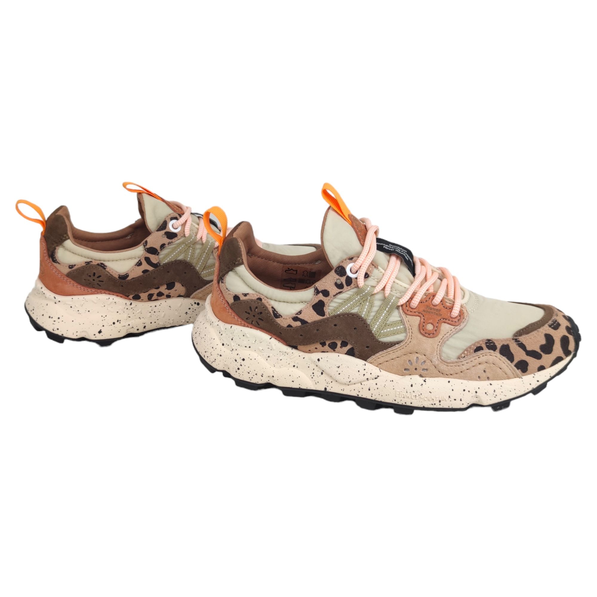 Flowermountain | Scarpe Yamano 3 Print Beige/Milk/Light Brown - Fabbrica Ski Sises