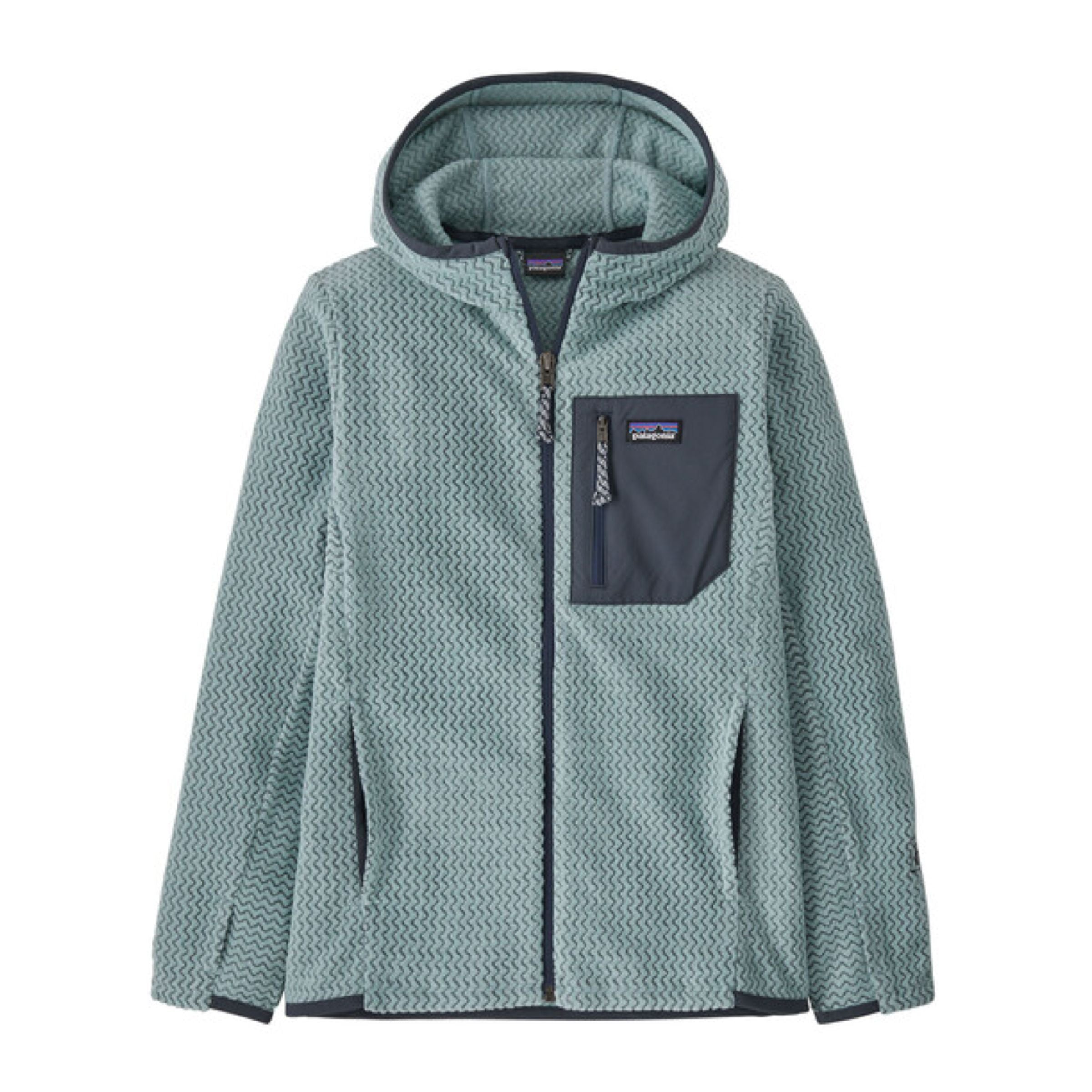 Patagonia | Maglia R1 Air Full-Zip Hoody Junior Thermal Blue - Fabbrica Ski Sises