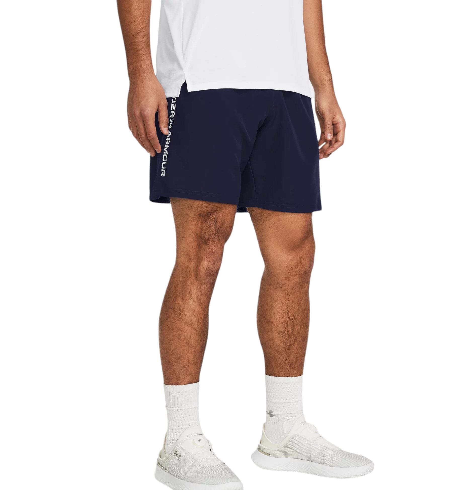 Under Armour | Pantaloncini Tech Woven Uomo Midnight Navy/White - Fabbrica Ski Sises