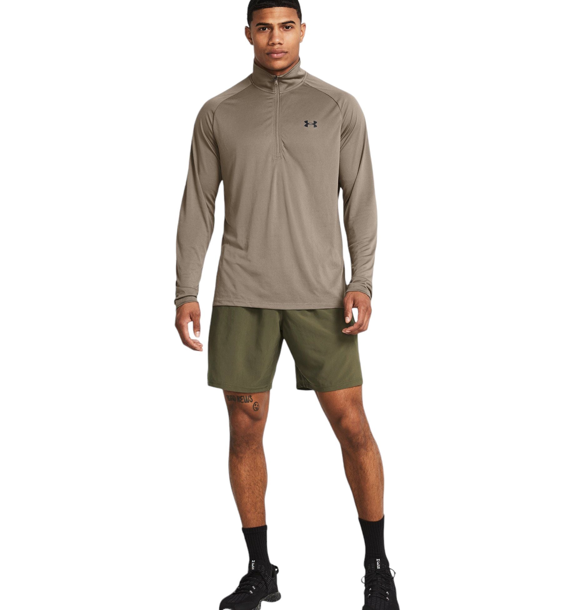 Under Armour | Pantaloncini Tech Woven Uomo Marine Green/Black - Fabbrica Ski Sises