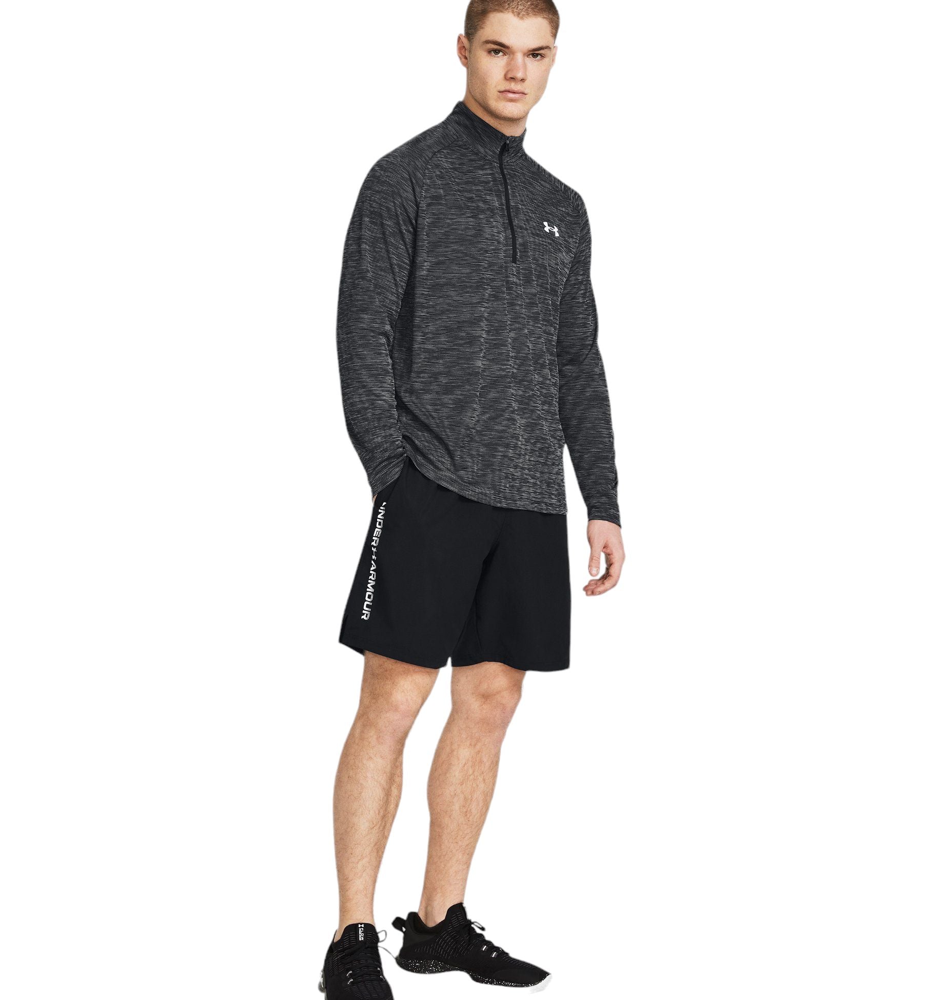 Under Armour | Pantaloncini Tech Woven Uomo Black/White - Fabbrica Ski Sises