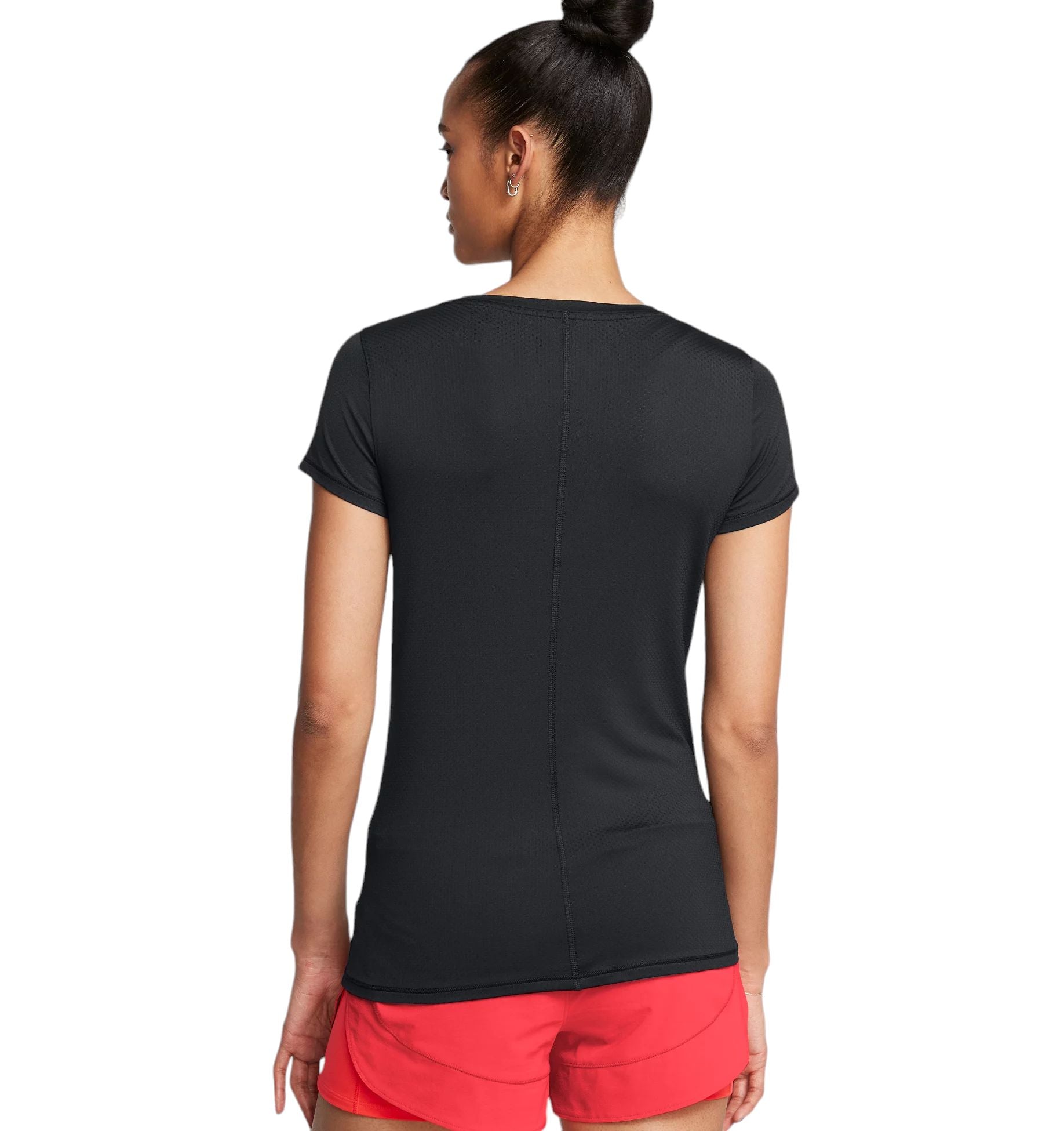 Under Armour | T-shirt HeatGear Armour Donna Black/White - Fabbrica Ski Sises