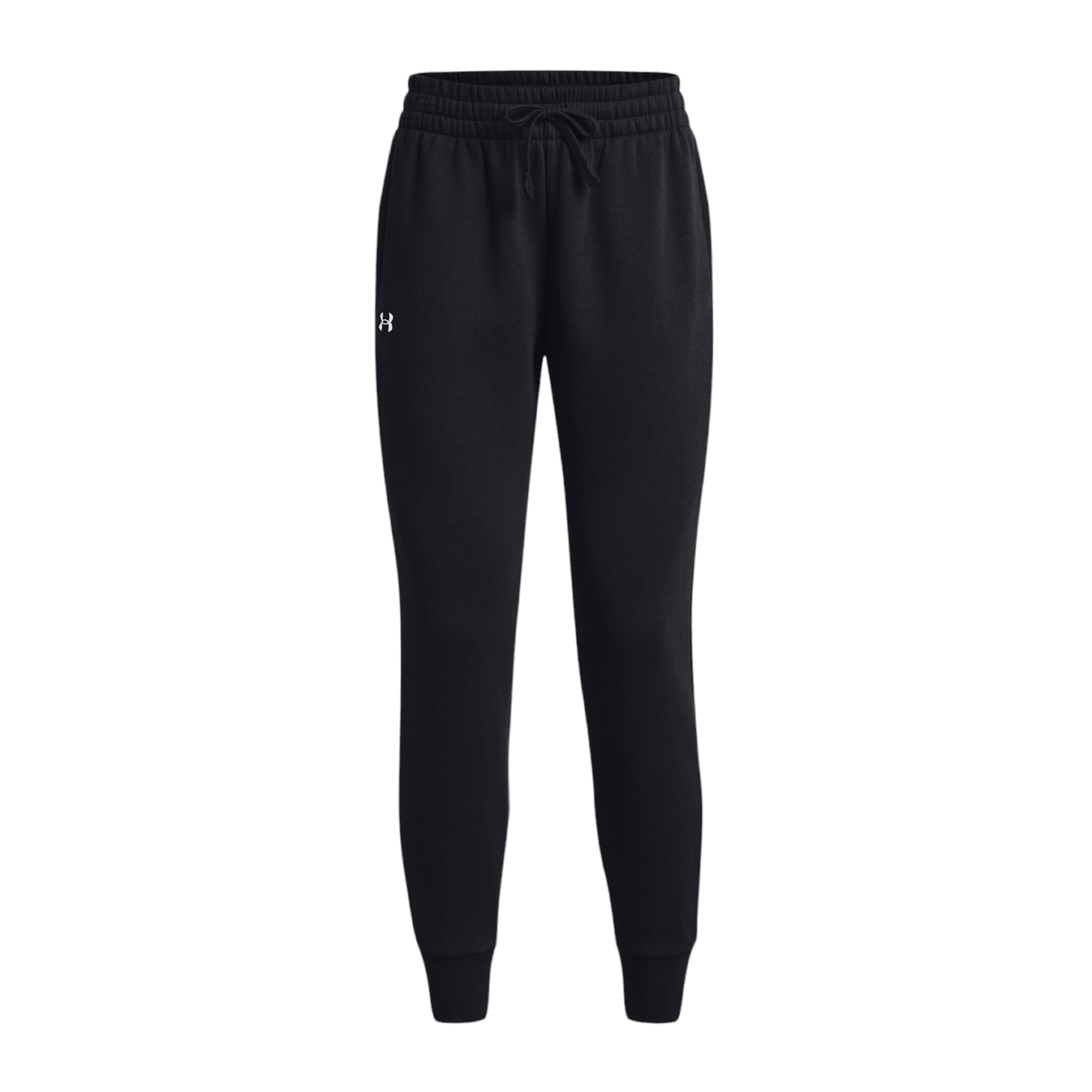 Under Armour | Pantaloni Jogger Rival Fleece Donna Black/White - Fabbrica Ski Sises