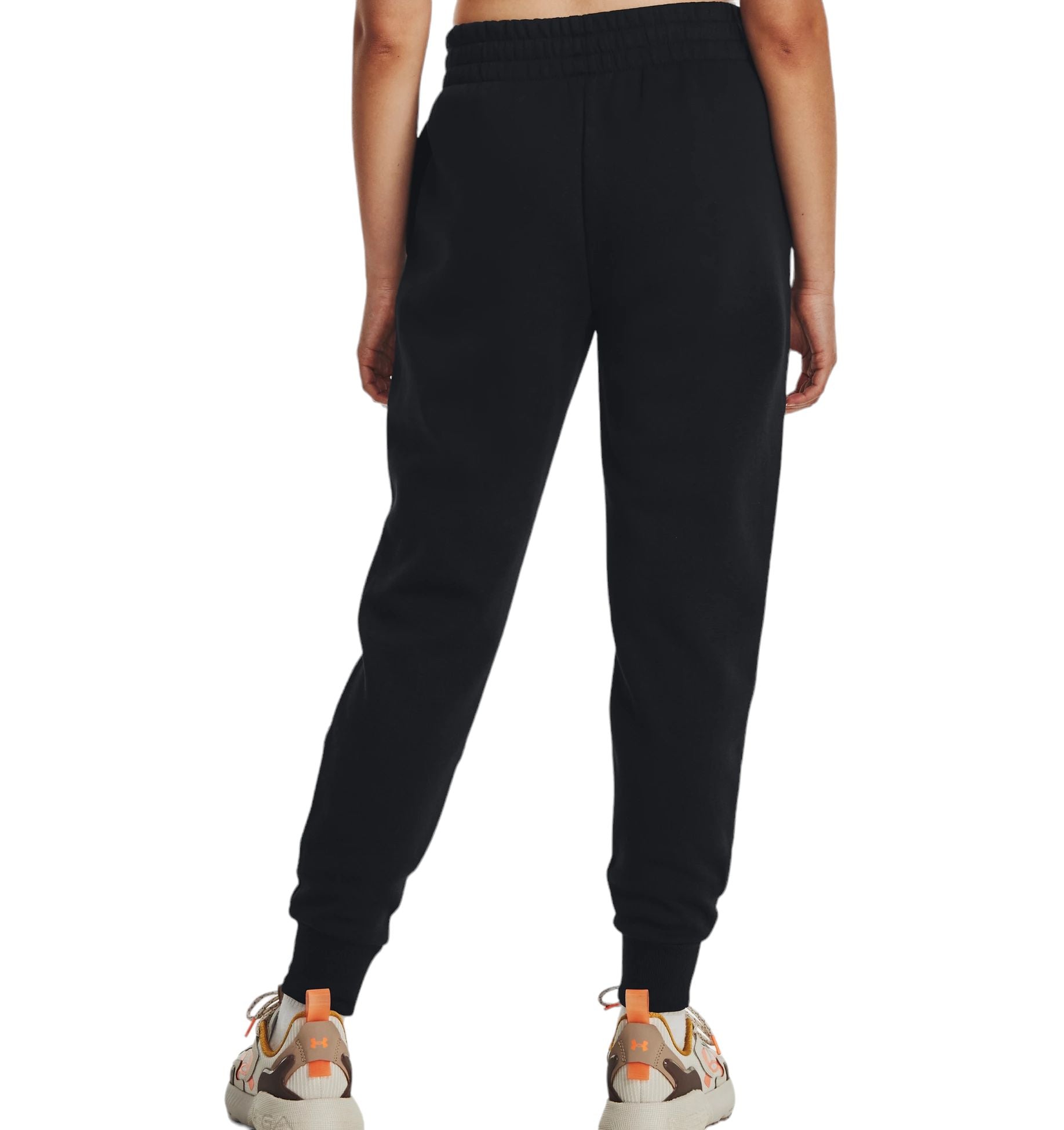 Under Armour | Pantaloni Jogger Rival Fleece Donna Black/White - Fabbrica Ski Sises