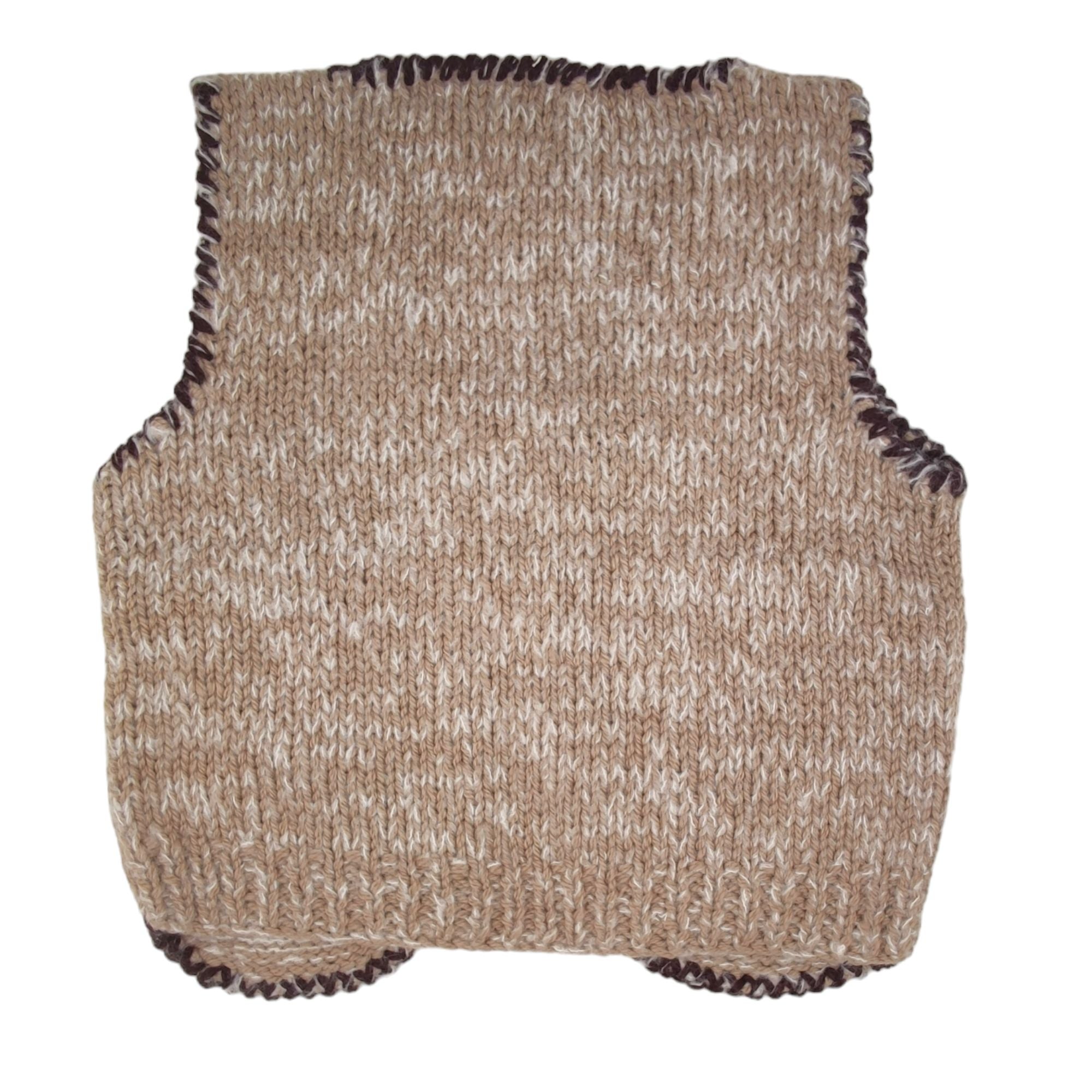 Bsbee | Gilet Flower Donna Beige - Fabbrica Ski Sises