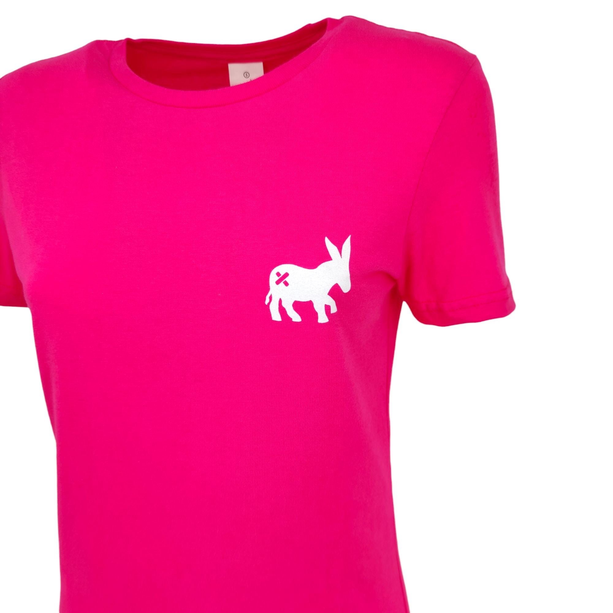 Sensa Cunisiun | T-shirt Classic Logo Donna Electric Magenta - Fabbrica Ski Sises