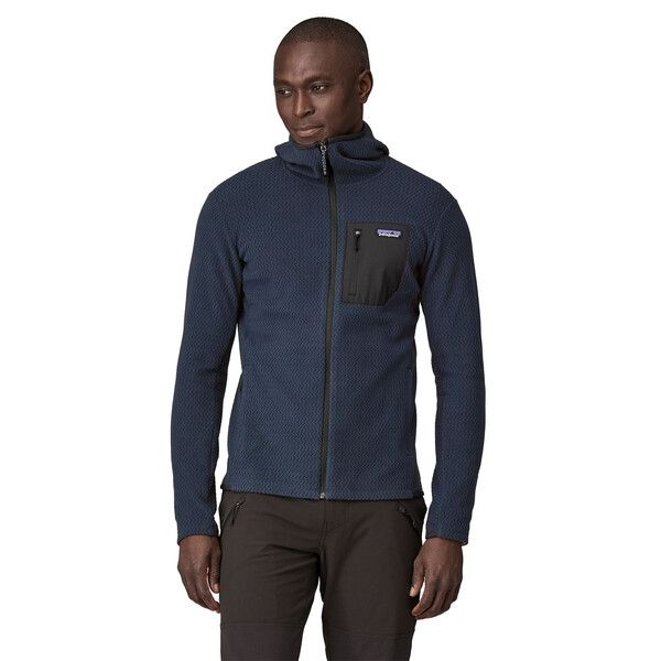 Patagonia | Maglia R1 Air Full-Zip Hoody Uomo New Navy - Fabbrica Ski Sises