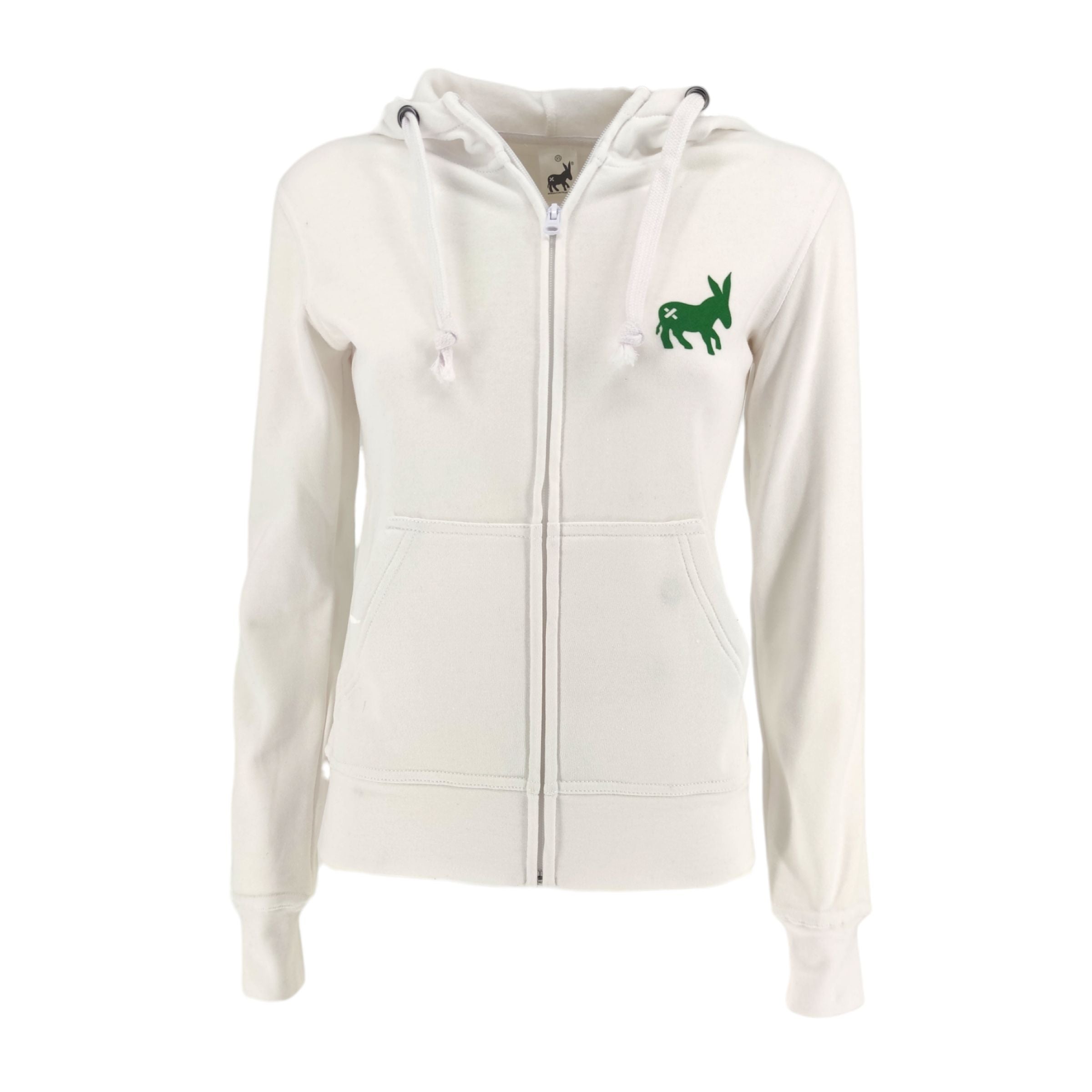 Sensa Cunisiun | Maglia Hoodie Full-Zip Donna Optic White - Fabbrica Ski Sises