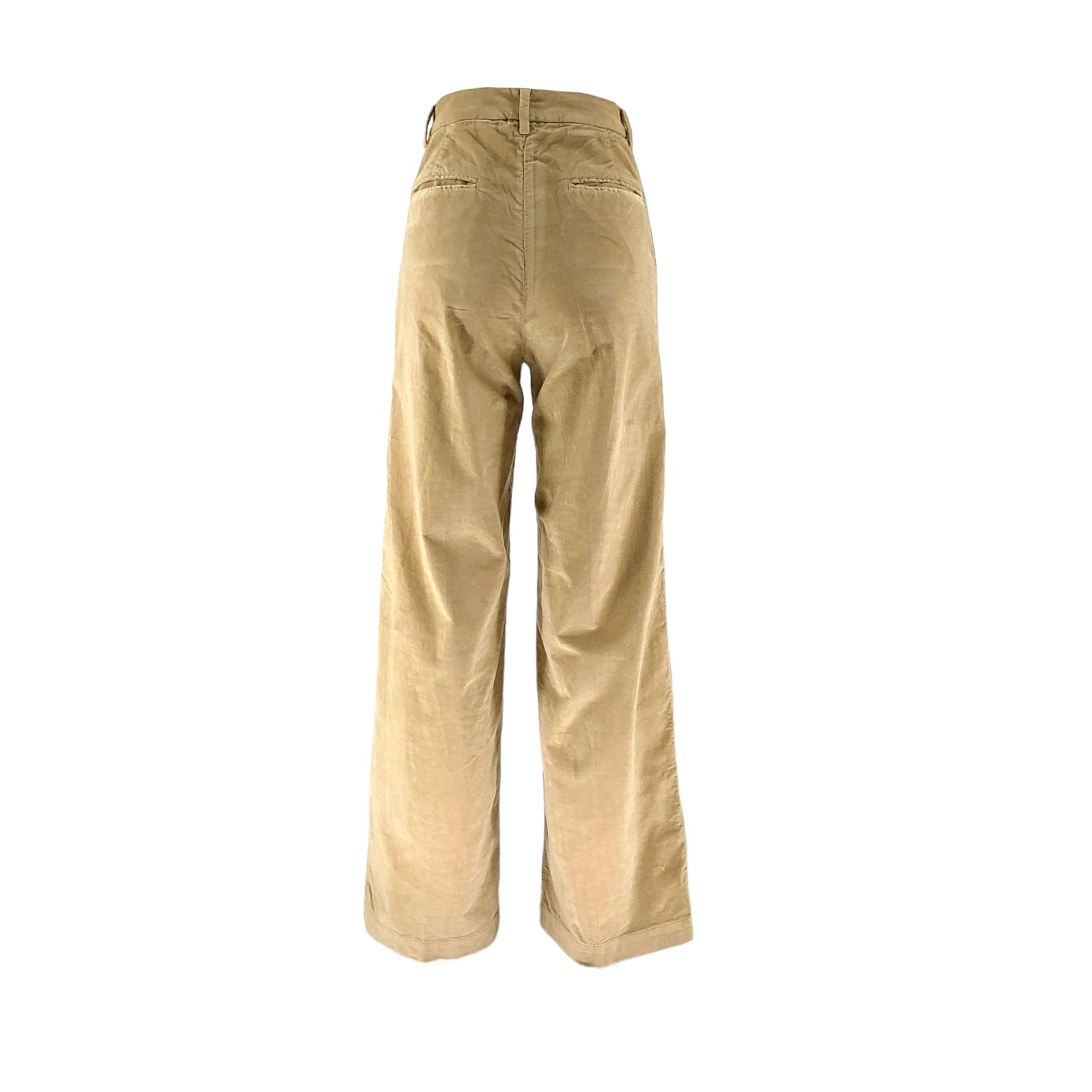 True Nyc | Pantaloni Olimpia Smooth Velvet Donna Camel - Fabbrica Ski Sises