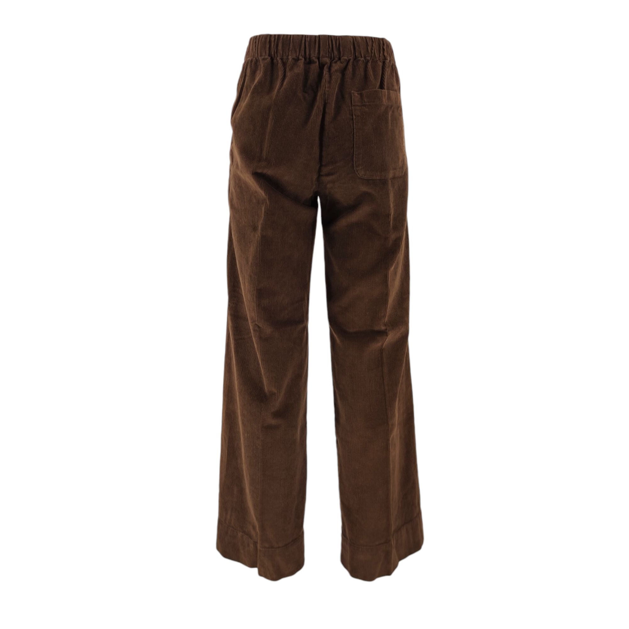 True Nyc | Pantaloni Pensil Heavy Donna Brown - Fabbrica Ski Sises