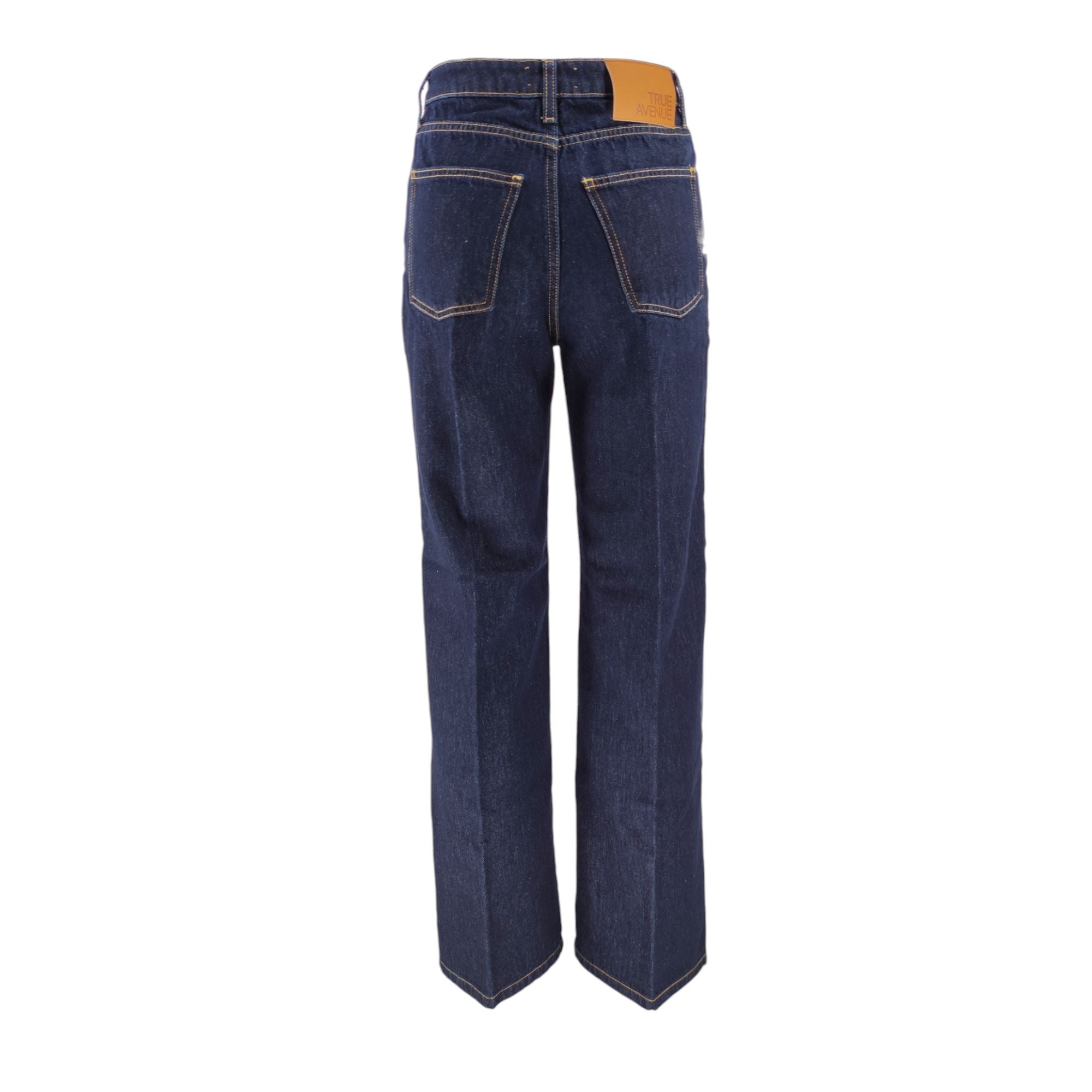 True Nyc | Pantaloni Zelda Open Donna Blue Wash - Fabbrica Ski Sises