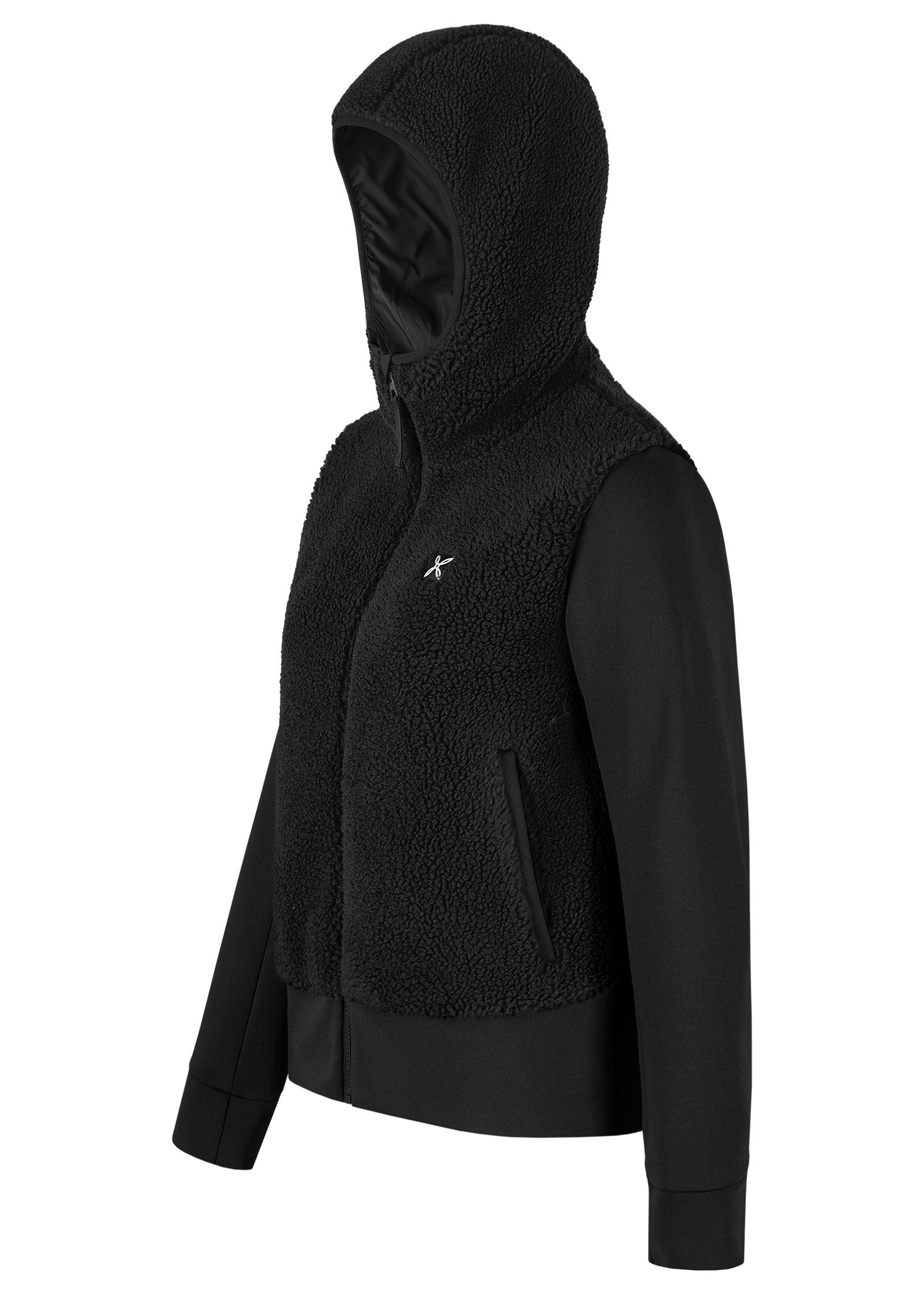 Montura | Maglia Sherpa Mix Donna Black - Fabbrica Ski Sises
