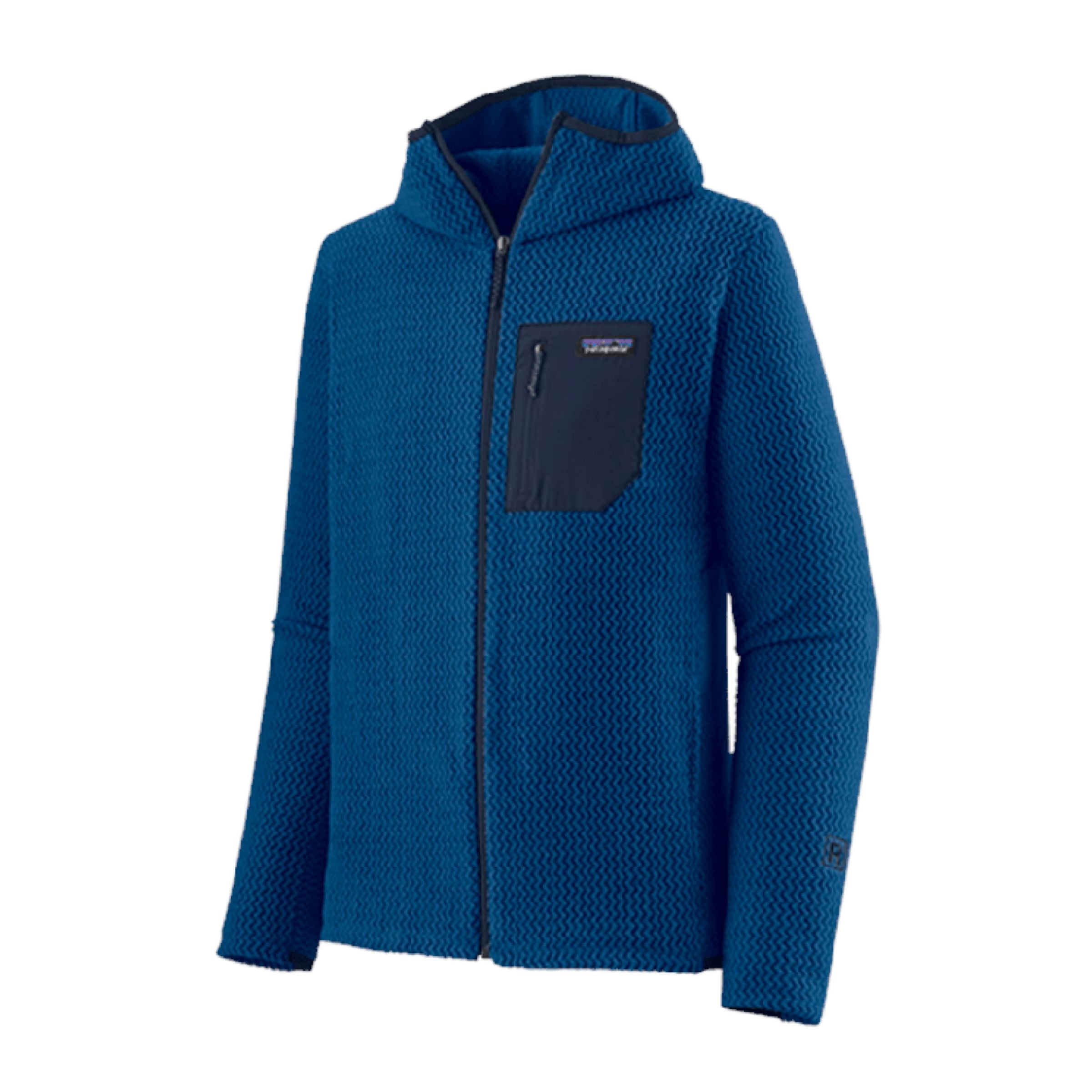 Patagonia | Maglia R1 Air Full-Zip Hoody Uomo Endless Blue - Fabbrica Ski Sises
