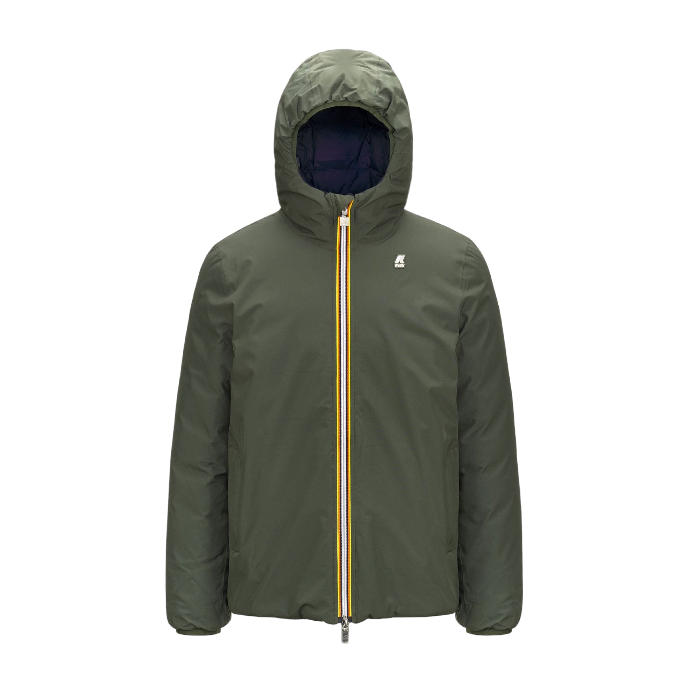 Kway | Giacca Jack Thermo Reversible Uomo Green Blackish/Blue Depth - Fabbrica Ski Sises