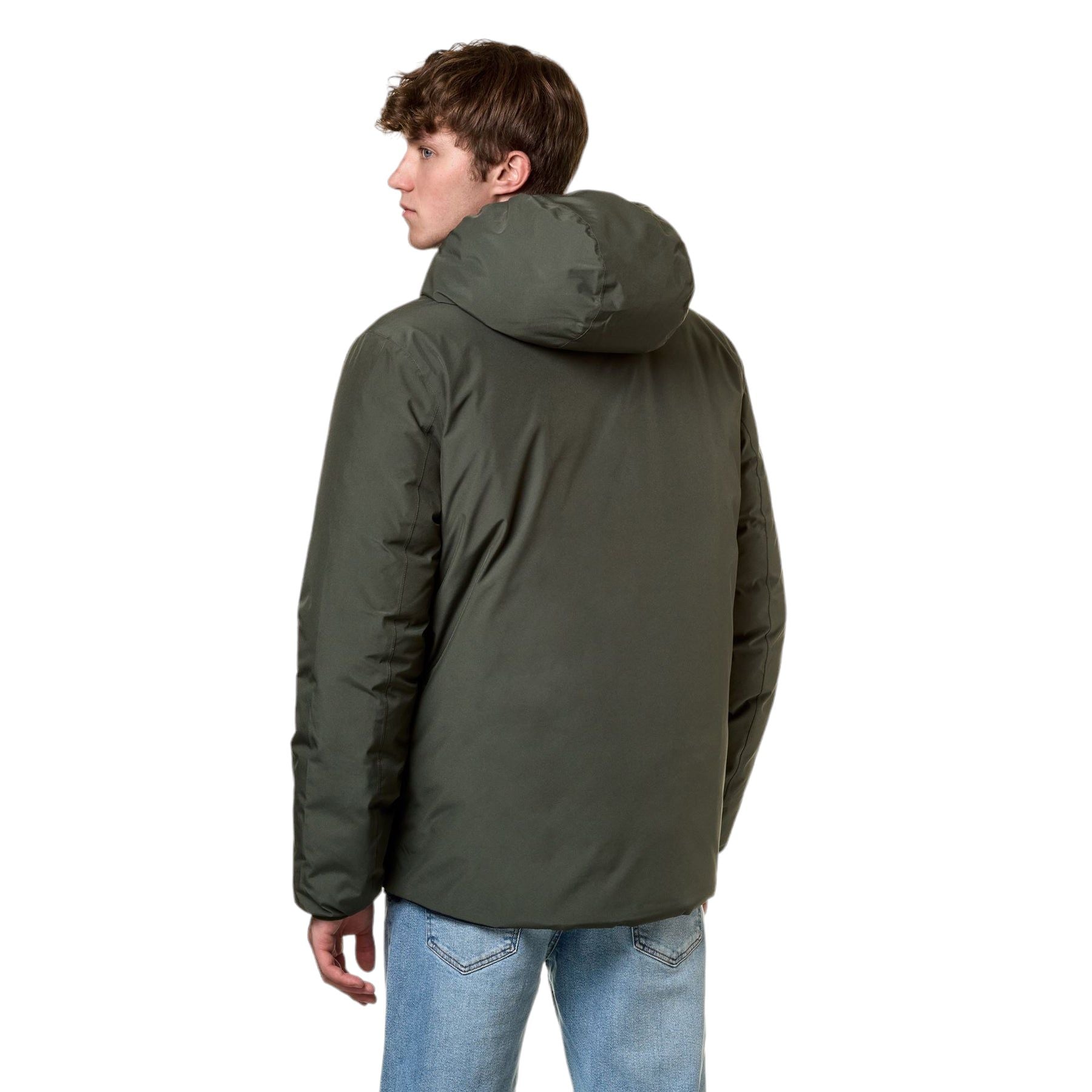 Kway | Giacca Jack Thermo Reversible Uomo Green Blackish/Blue Depth - Fabbrica Ski Sises