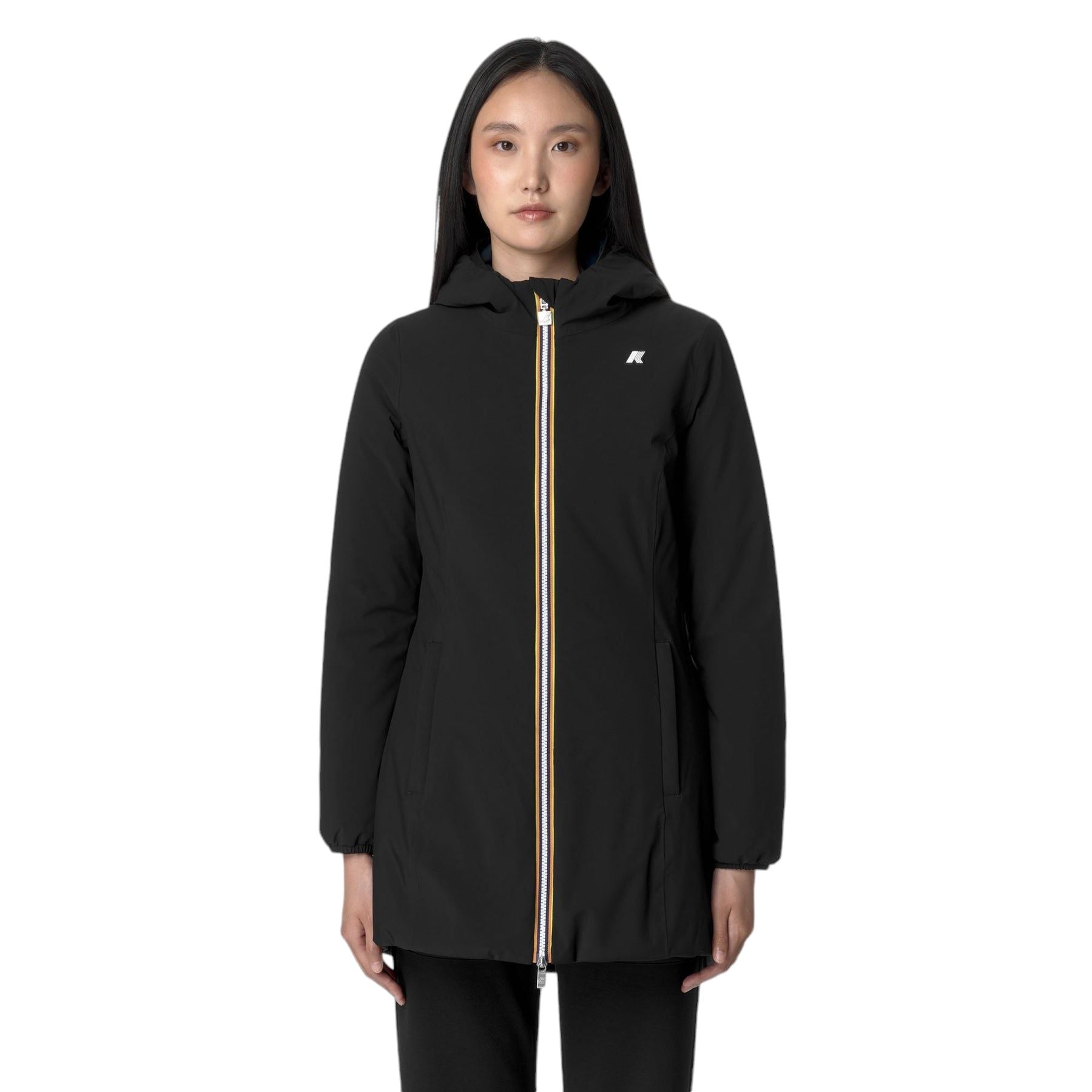 Kway | Giacca Denise Warm Reversible Donna Black/Blue Depht - Fabbrica Ski Sises