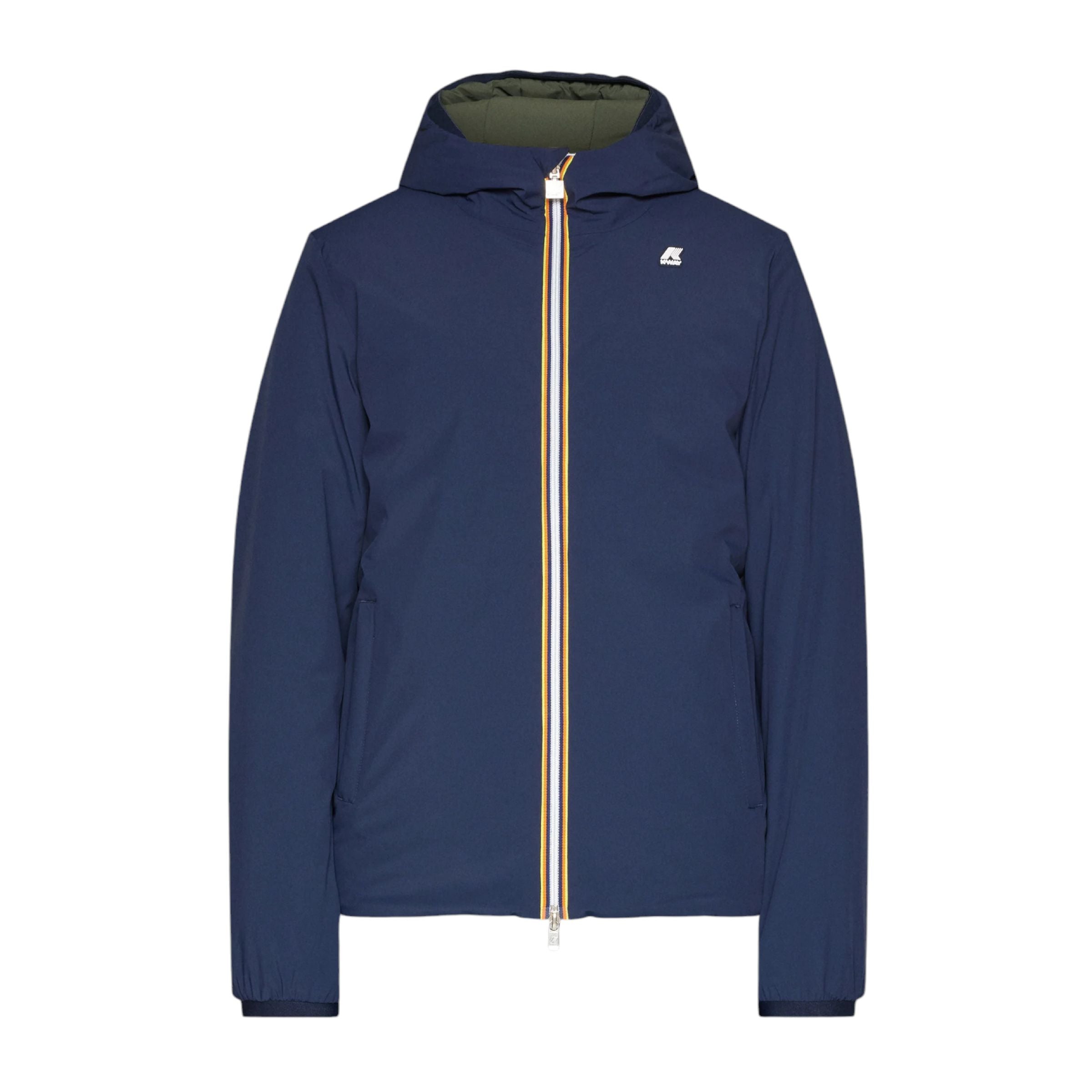 Kway | Giacca Jack Warm Reversible Uomo Blue Depth/Green Blackish - Fabbrica Ski Sises
