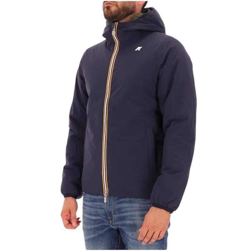 Kway | Giacca Jack Warm Reversible Uomo Blue Depth/Green Blackish - Fabbrica Ski Sises