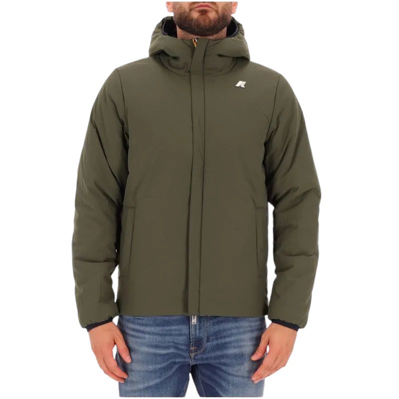 Kway | Giacca Jack Warm Reversible Uomo Blue Depth/Green Blackish - Fabbrica Ski Sises