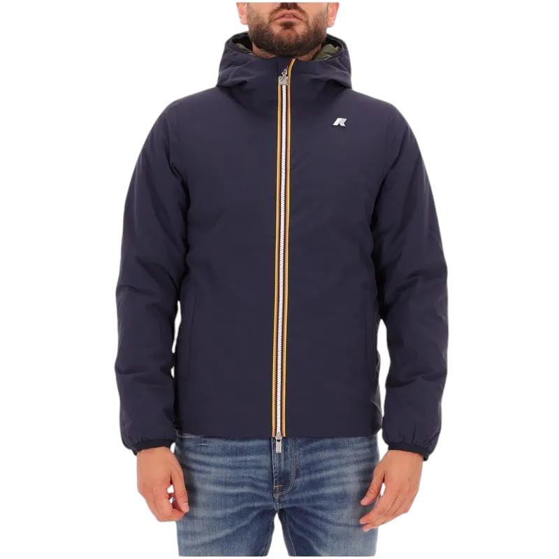 Kway | Giacca Jack Warm Reversible Uomo Blue Depth/Green Blackish - Fabbrica Ski Sises