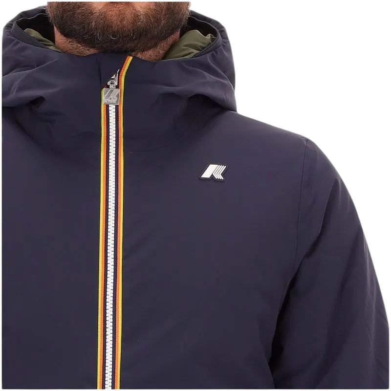 Kway | Giacca Jack Warm Reversible Uomo Blue Depth/Green Blackish - Fabbrica Ski Sises