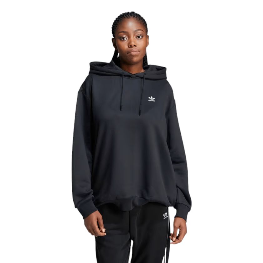 Adidas | Maglia Trefoil Hoodie Donna Black - Fabbrica Ski Sises