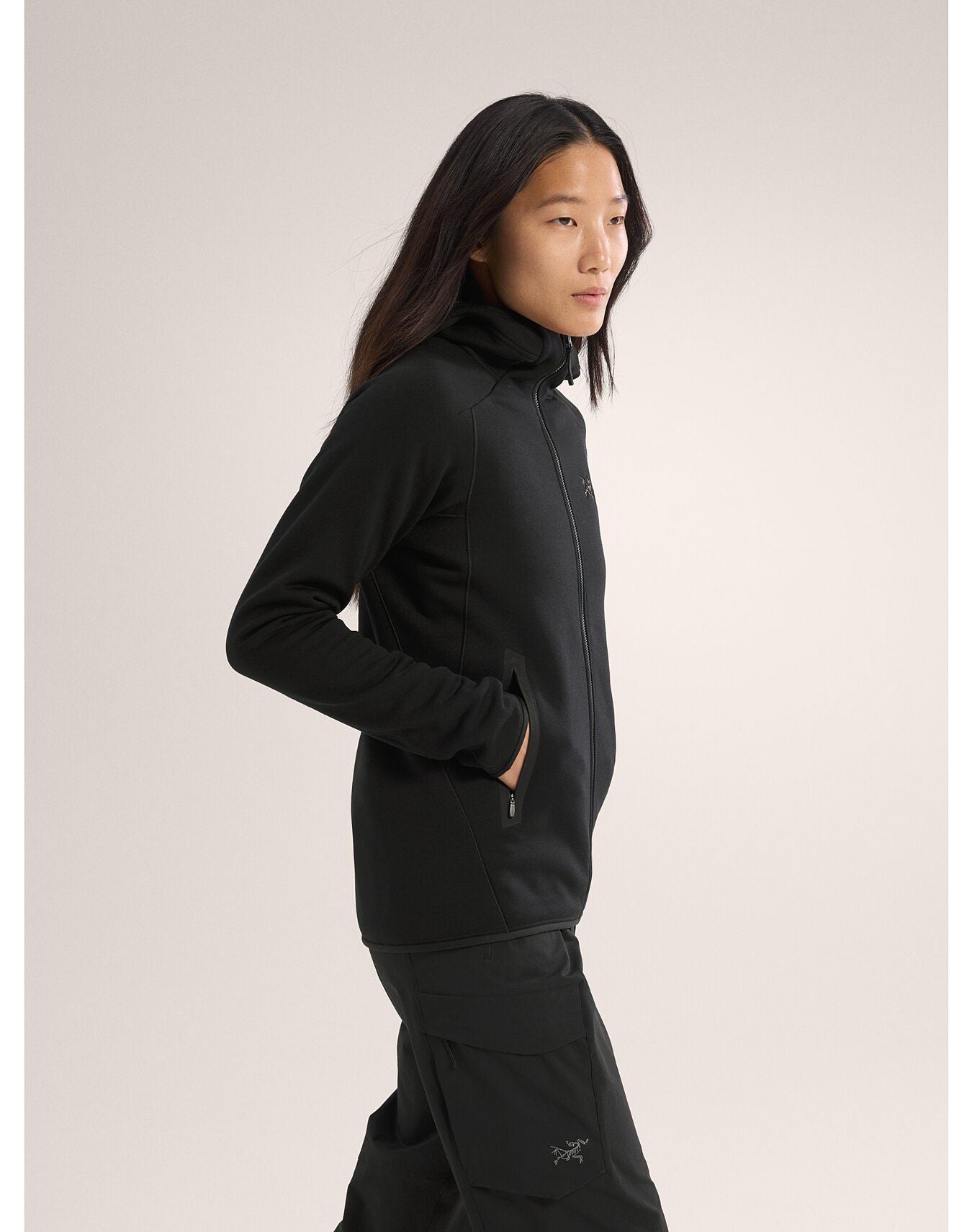 Arc'Teryx | Maglia Kyanite Hoody Donna Black - Fabbrica Ski Sises