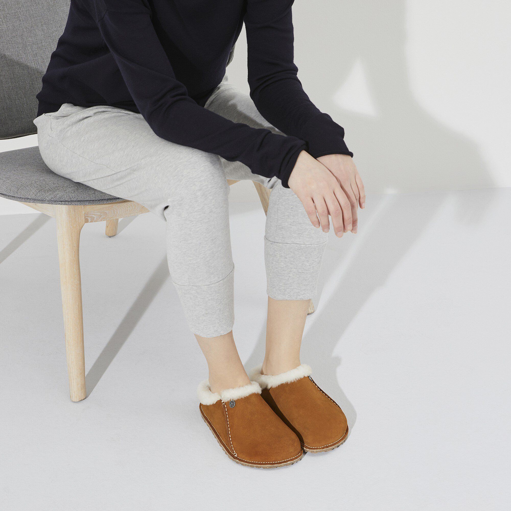 Birkenstock | Sandali Zermatt Premium Suede Donna Mink - Fabbrica Ski Sises