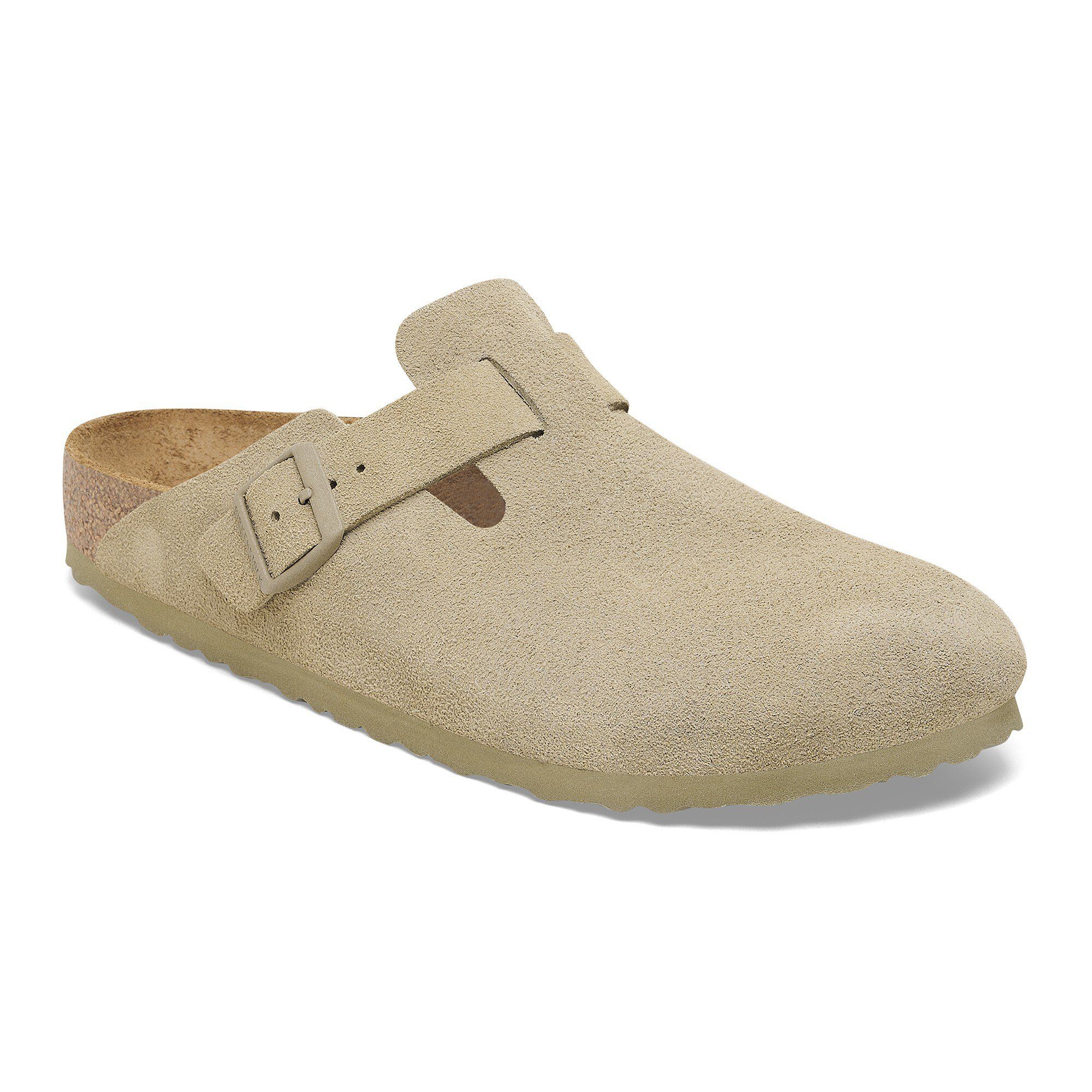 Birkenstock | Sandali Boston Faded Khaki - Fabbrica Ski Sises