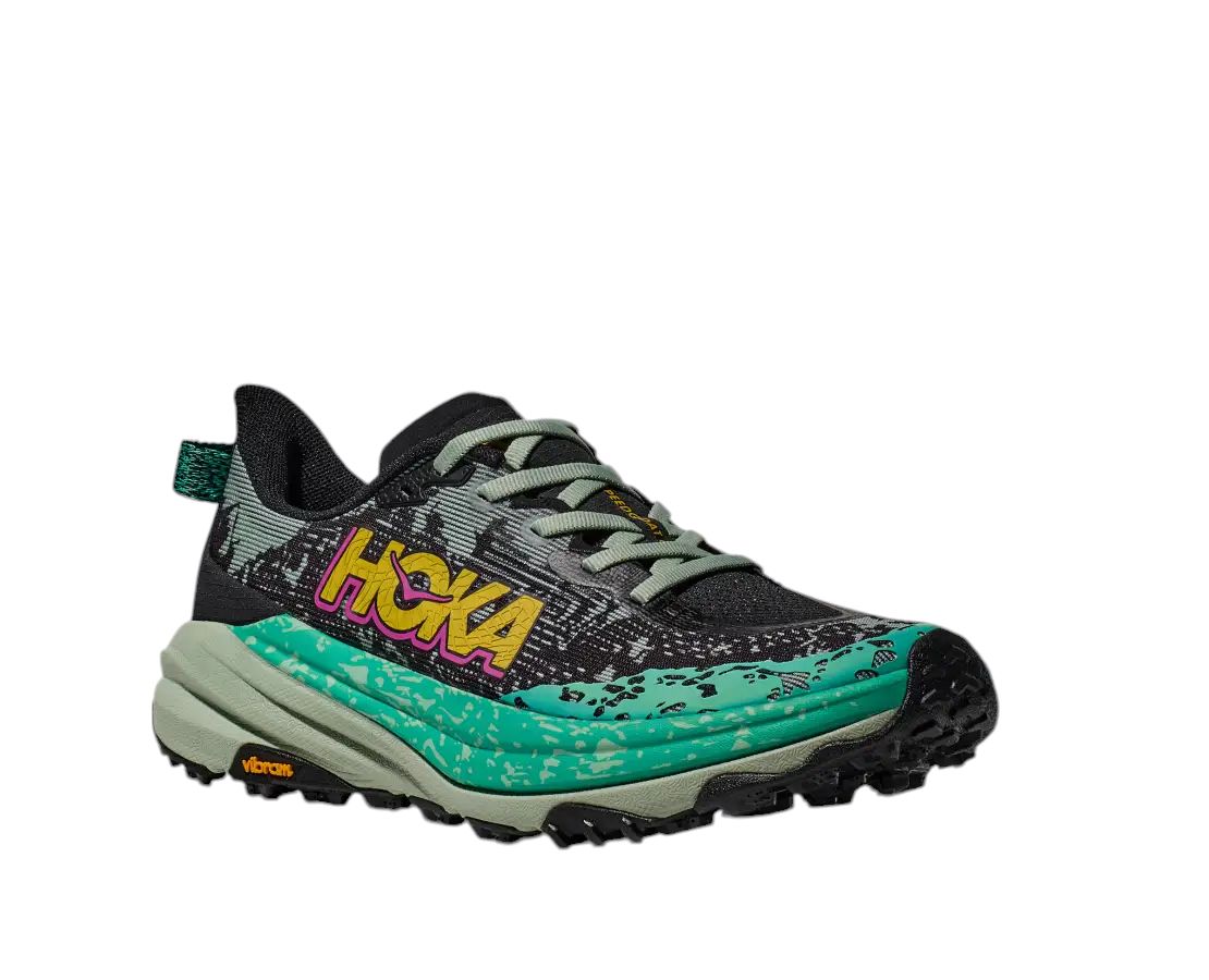 Hoka | Scarpe Speedgoat 6 Donna black / aloe vera - Fabbrica Ski Sises