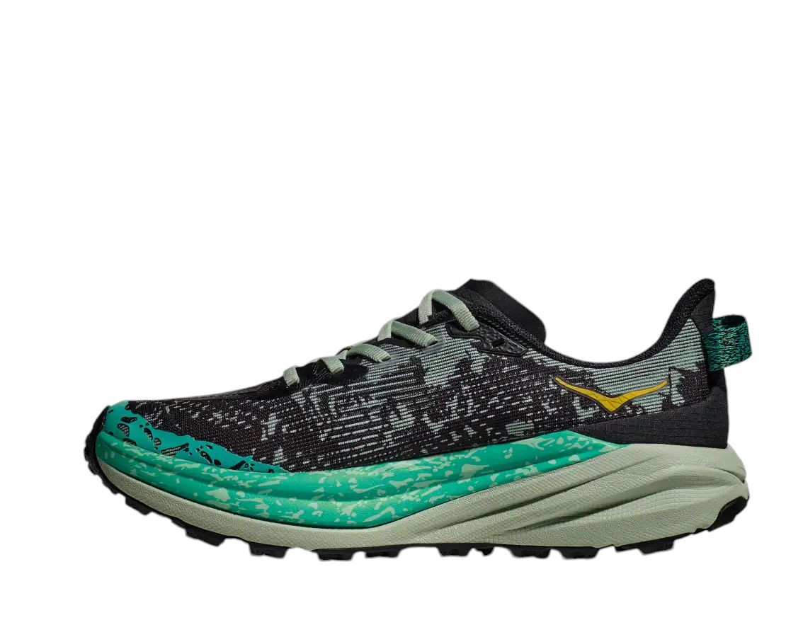 Hoka | Scarpe Speedgoat 6 Donna black / aloe vera - Fabbrica Ski Sises