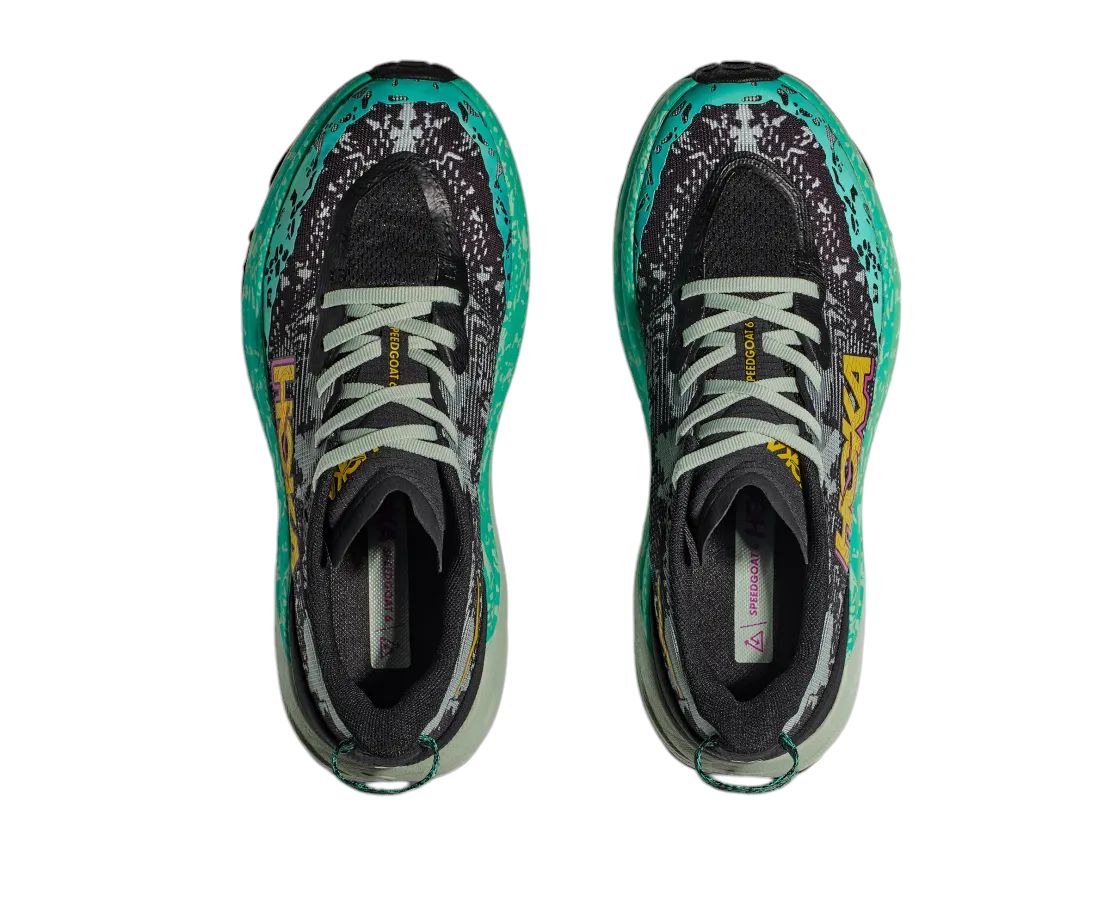 Hoka | Scarpe Speedgoat 6 Donna black / aloe vera - Fabbrica Ski Sises